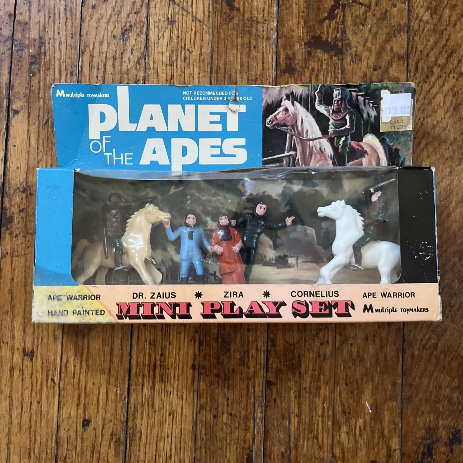 VERY RARE Multiple Toymakers Planet Of The Apes Miniset 1967 #1031