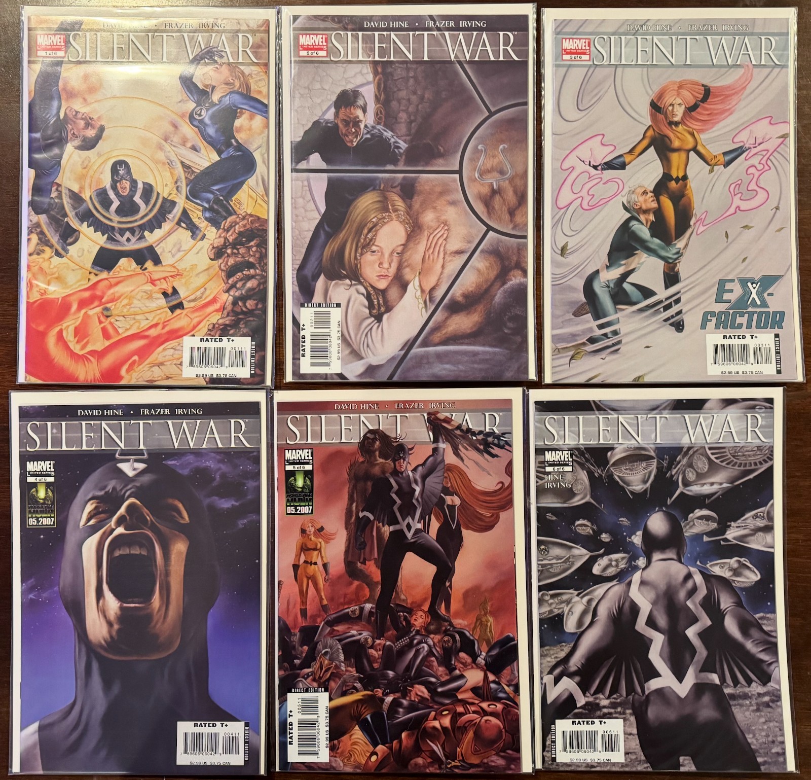 Marvel Comics: SILENT WAR Vol. 1 (2007) #1-6 COMPLETE SET