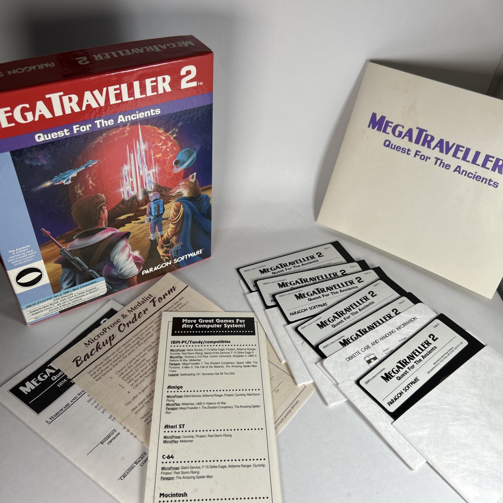 MegaTraveller 2 Quest for the Ancients PC 5.25