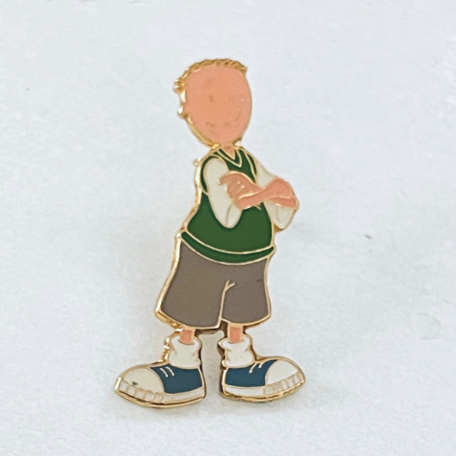 Vintage Nickelodeon's DOUG Lapel Enamel Pin 90s Rugrats