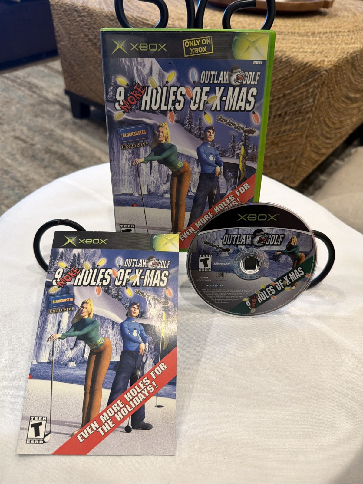 Outlaw Golf: 9 More Holes of X-Mas Blockbuster Exclusive (Microsoft Xbox) CIB