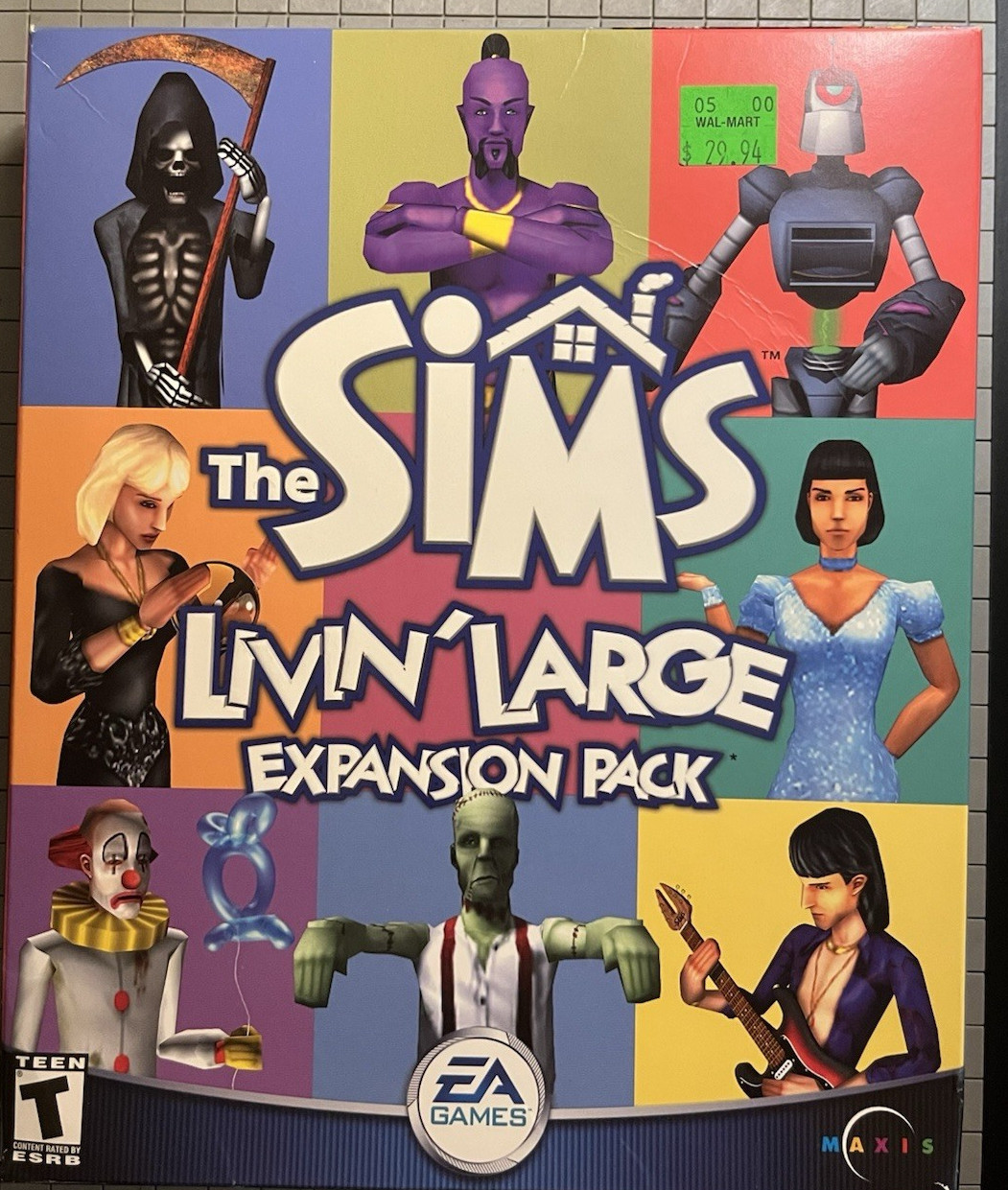 The Sims: Livin’ Large Expansion - PC – Big Box, Disc Tested, + Manual