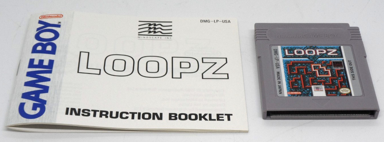 LOOPZ (Nintendo Game Boy, 1991) Authentic Tested Cartridge Manual DMG-LP-USA ngb