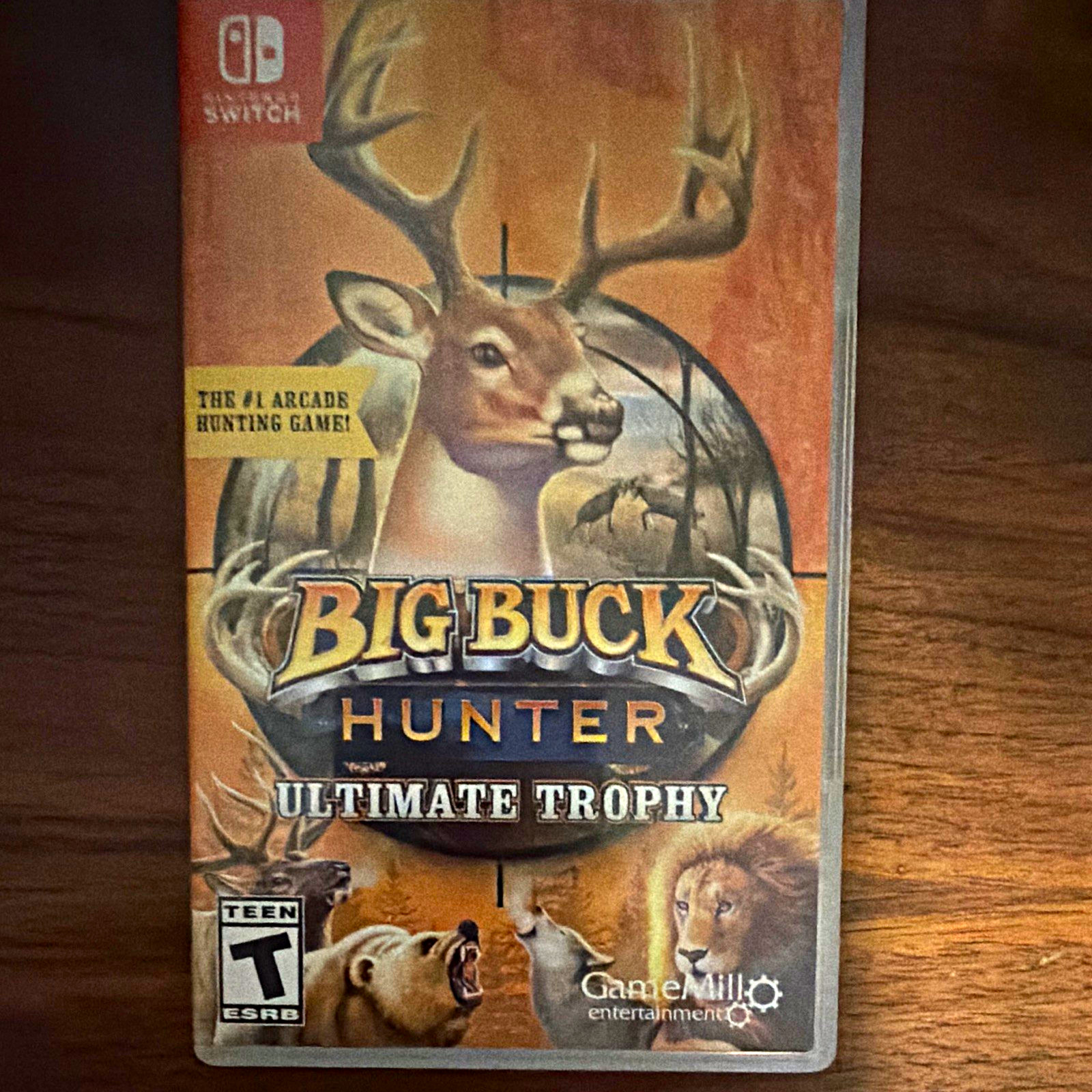 Big Buck Hunter: Ultimate Trophy Nintendo Switch Shooter Multiplayer T NTSC 2017