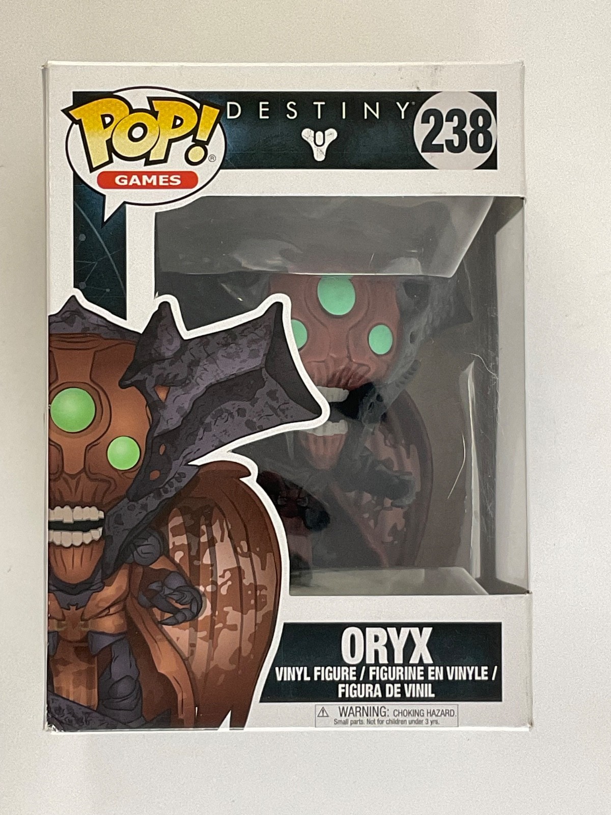 NEW Funko Pop DESTINY - ORYX (The Taken King) #238 Vinyl Figure - VAULTED