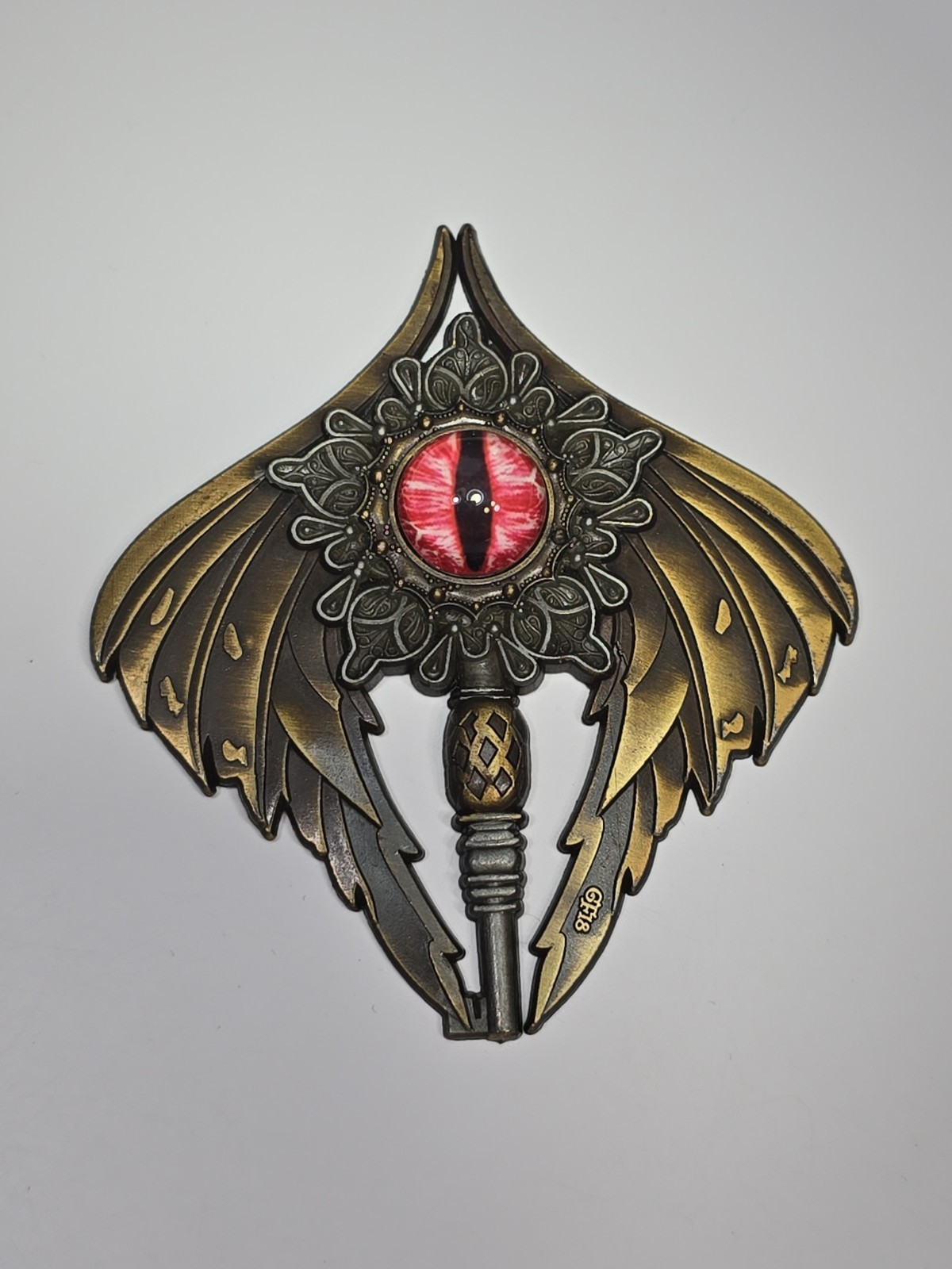 Destination Imagination GF18 Pin Global Finals 2018 Dragon Eye Key Red #2