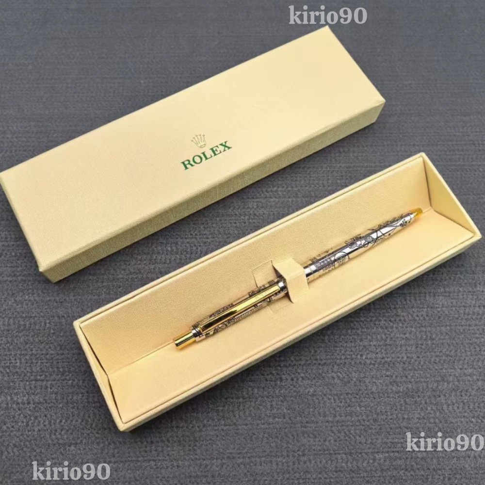 HOT ROLEX Vintage Collectible Ballpoint Pen Silver Gold Luxury New With box Hot.