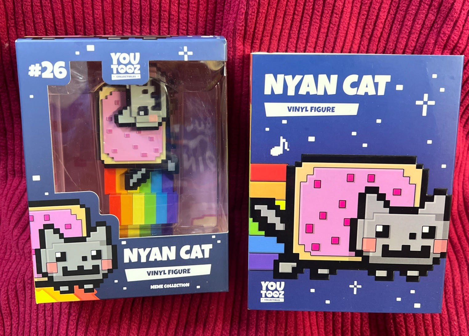RARE YouTooz  Nyan Cat Figure #26 Meme collection - Limited Edition CIB +Dis Box