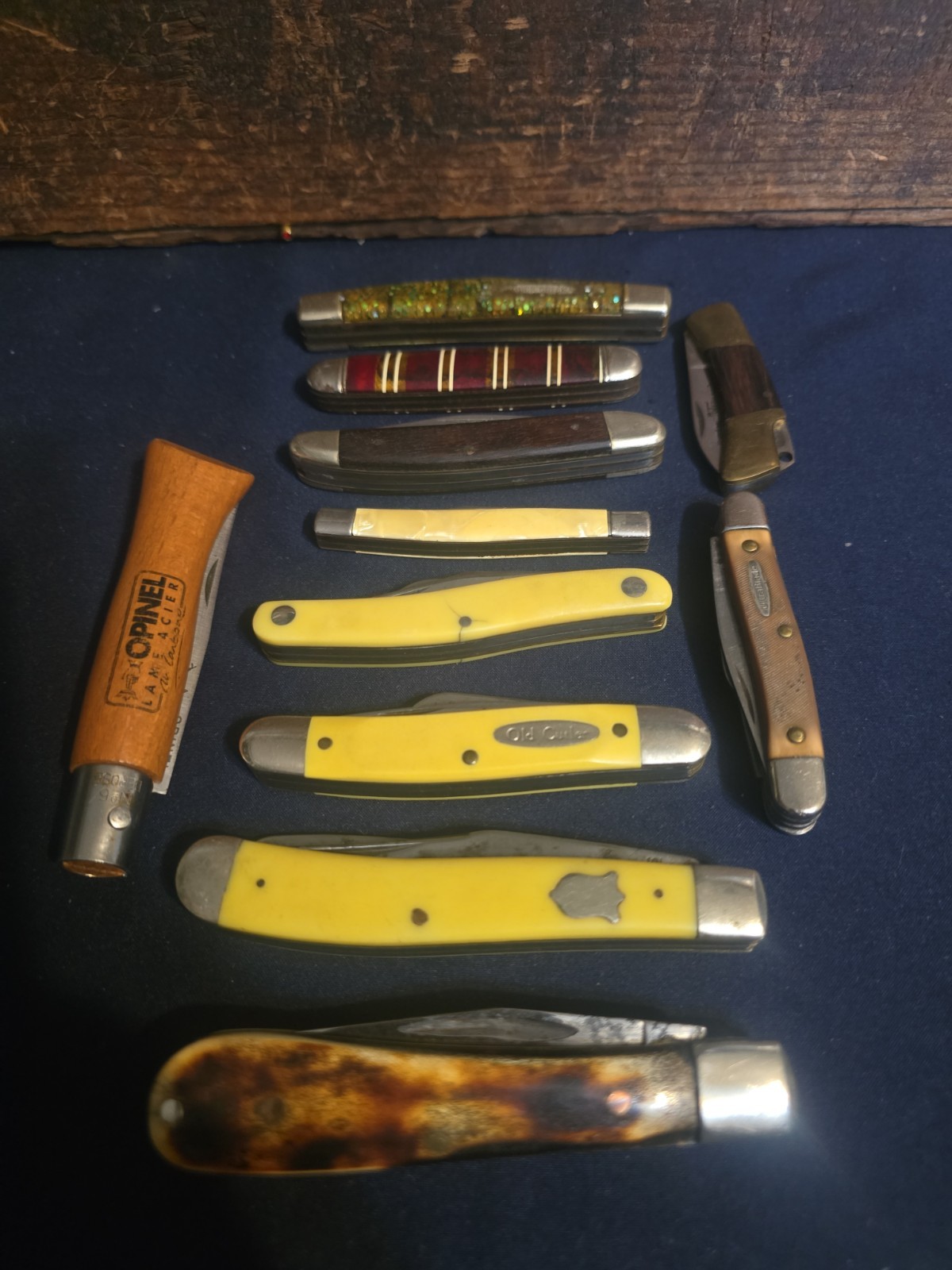 VINTAGE POCKET KNIFE LOT BUCK CREEK CAMILLUS KABAR IMPERIAL CONGRESS STOCKMAN 