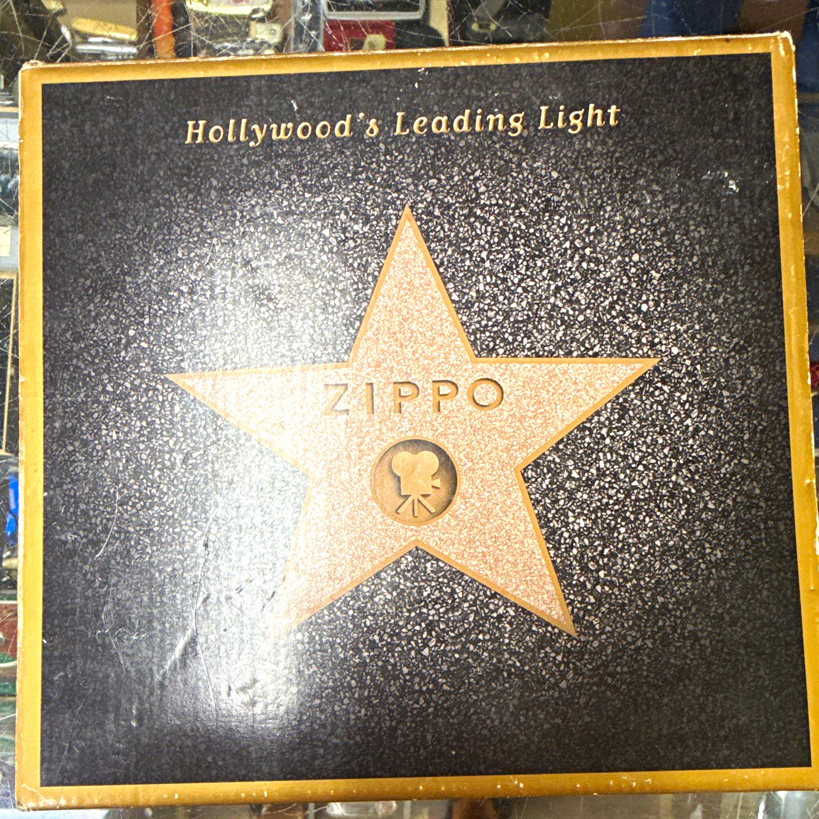 Zippo Hollywood\'s Leading Light 2001 Collectible of the Year Star Set Case