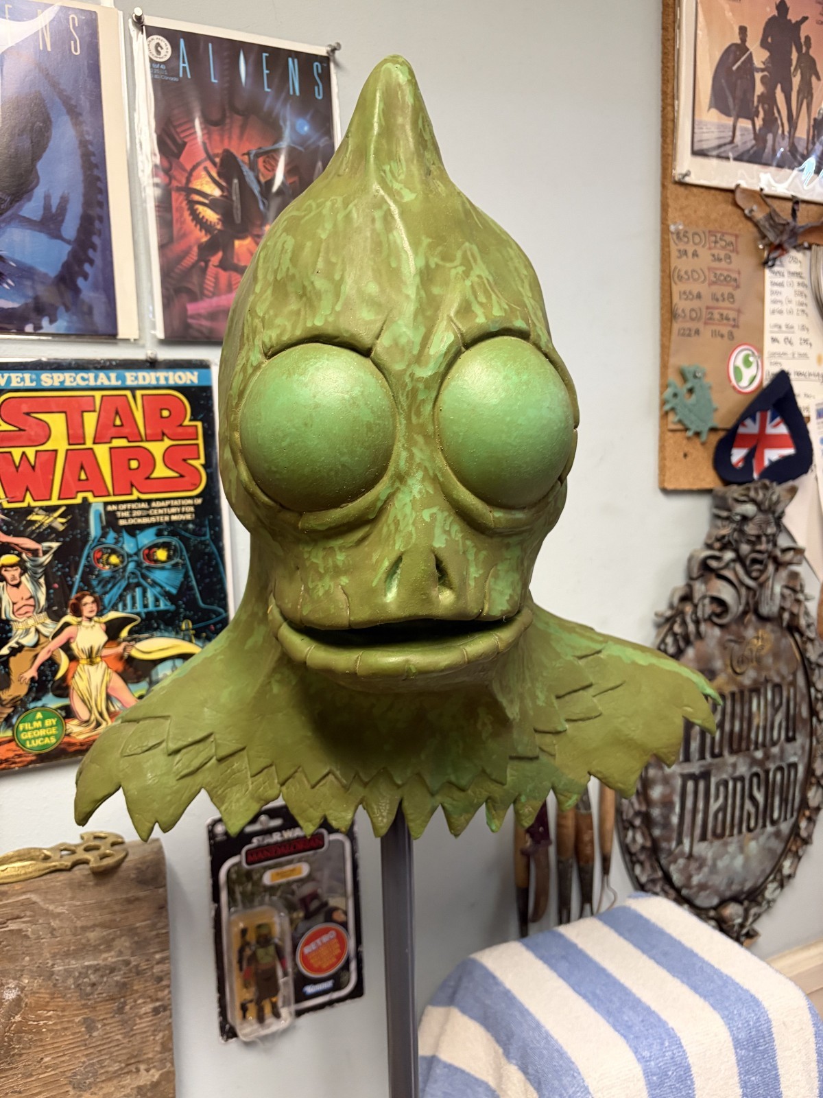 Sleestak Land of the Lost mask from the original master