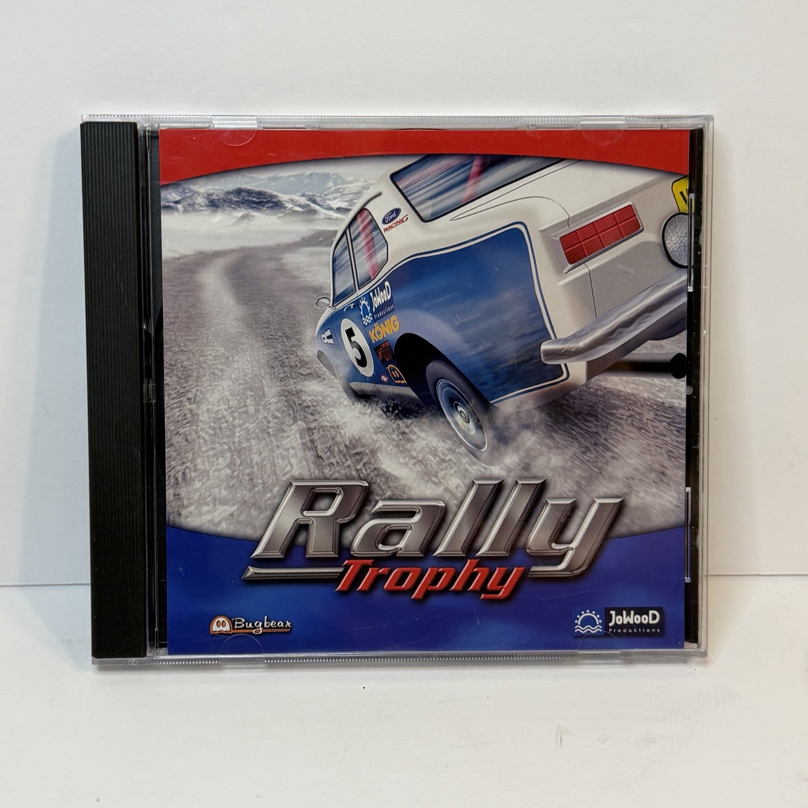 RALLY TROPHY~2001 VG/C JoWooD INDY CAR RACING PC CD-ROM GAME~ SIMULATION~BUGBEAR