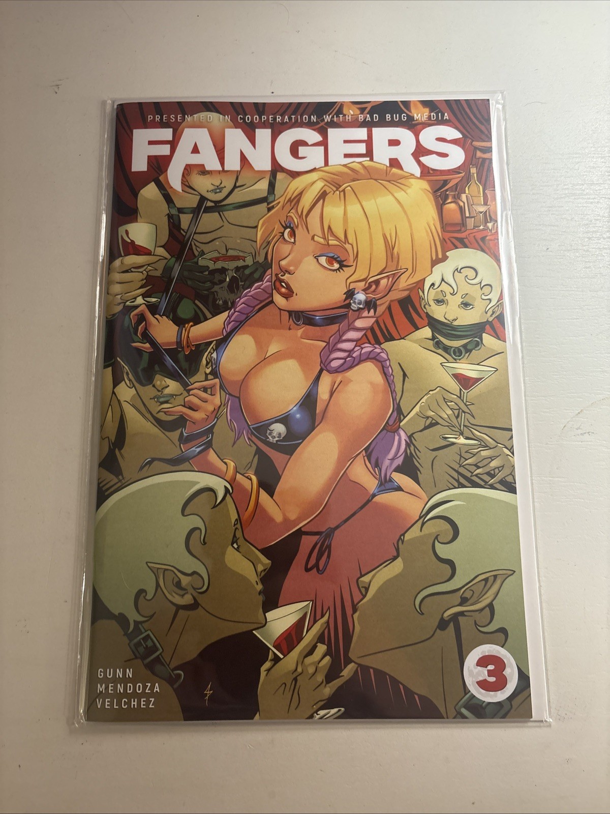 KICKSTARTER FANGERS #3 PRATHER WOODS TRADE VARIANT NM