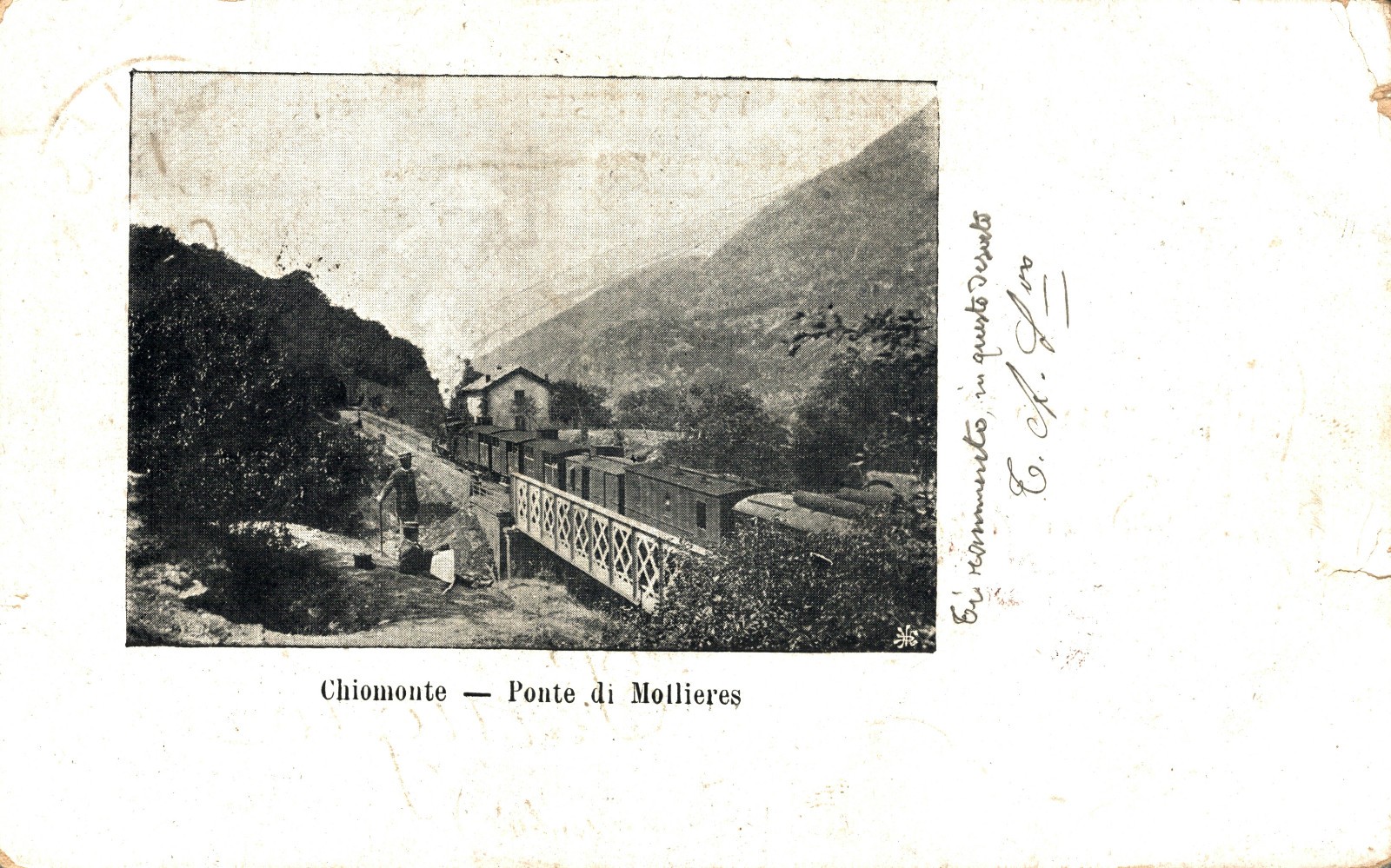 CHIOMONTE, Turin - Train - Ponte di Mollieres - VG - #080