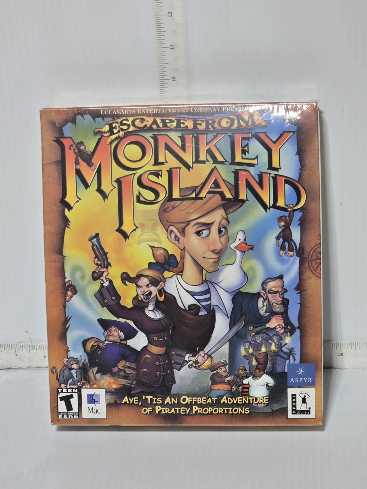 Escape From Monkey Island, Fully Sealed, Mac CD-ROM (not for PC)