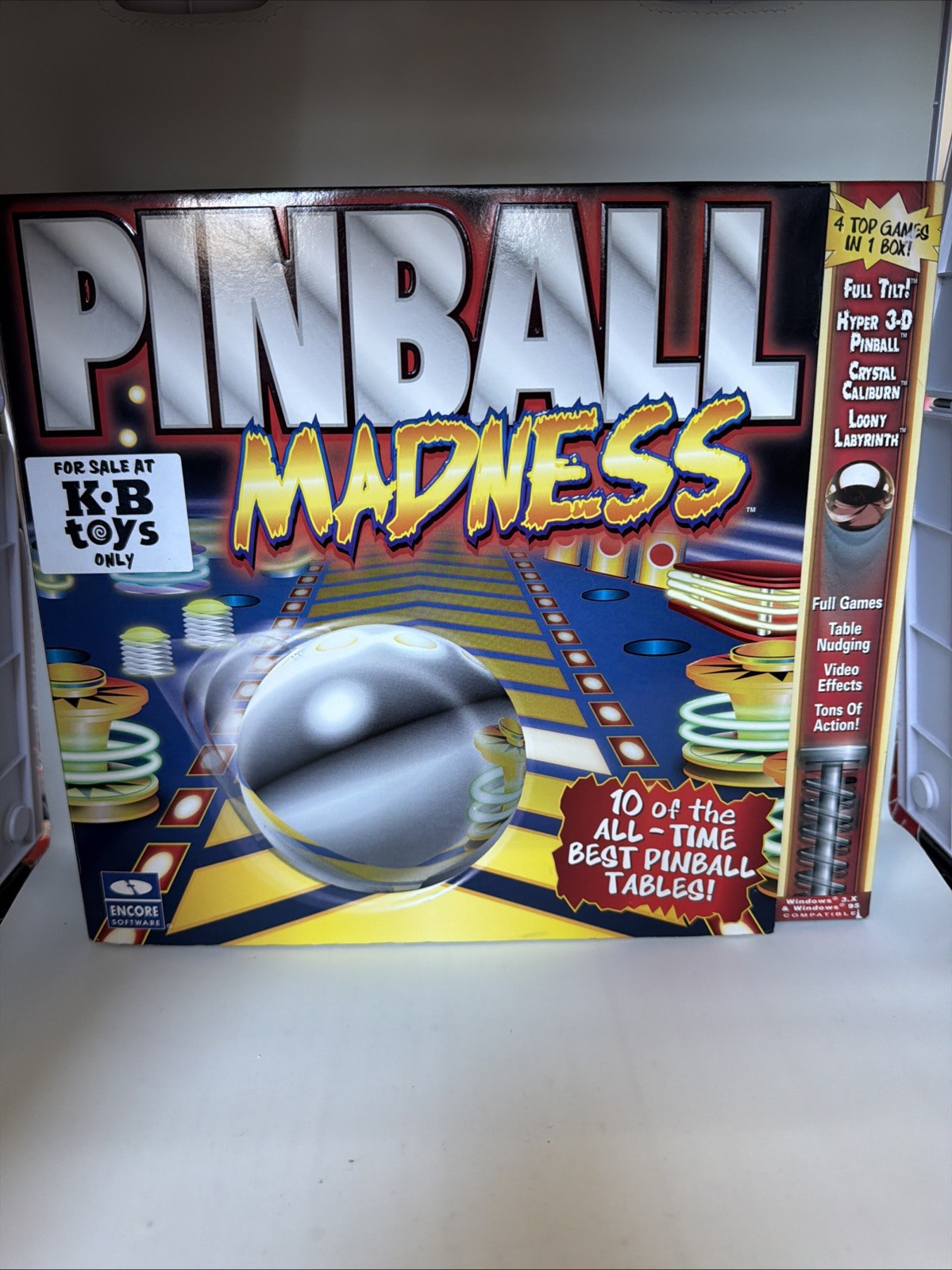 Pinball Madness PC CD-ROM Big Box