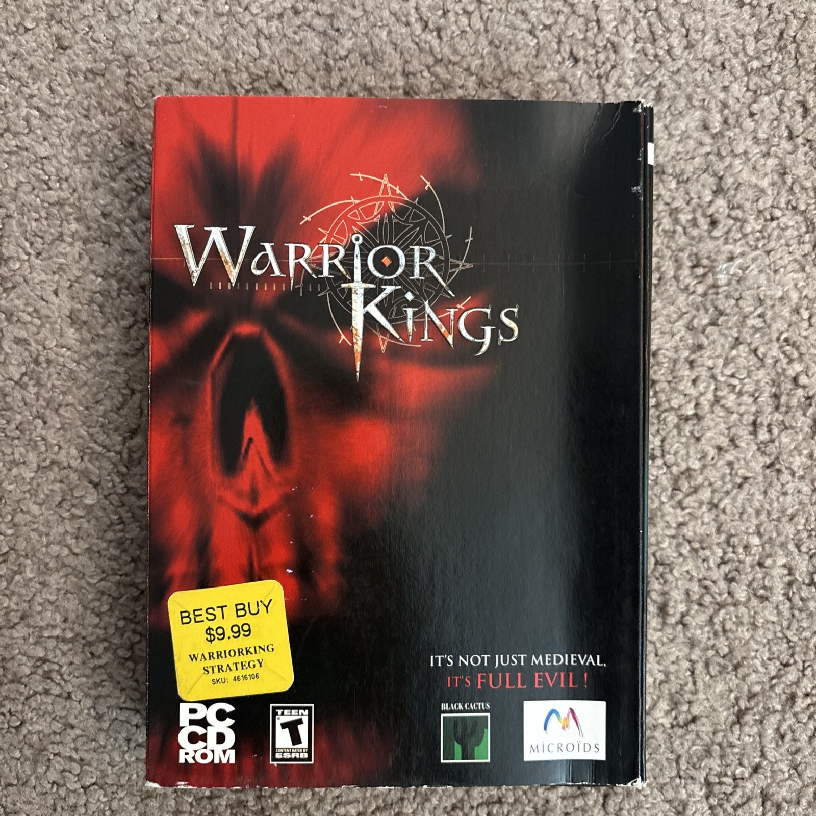 Warrior Kings Game (2002 PC) Brand New Sealed in Retail Box