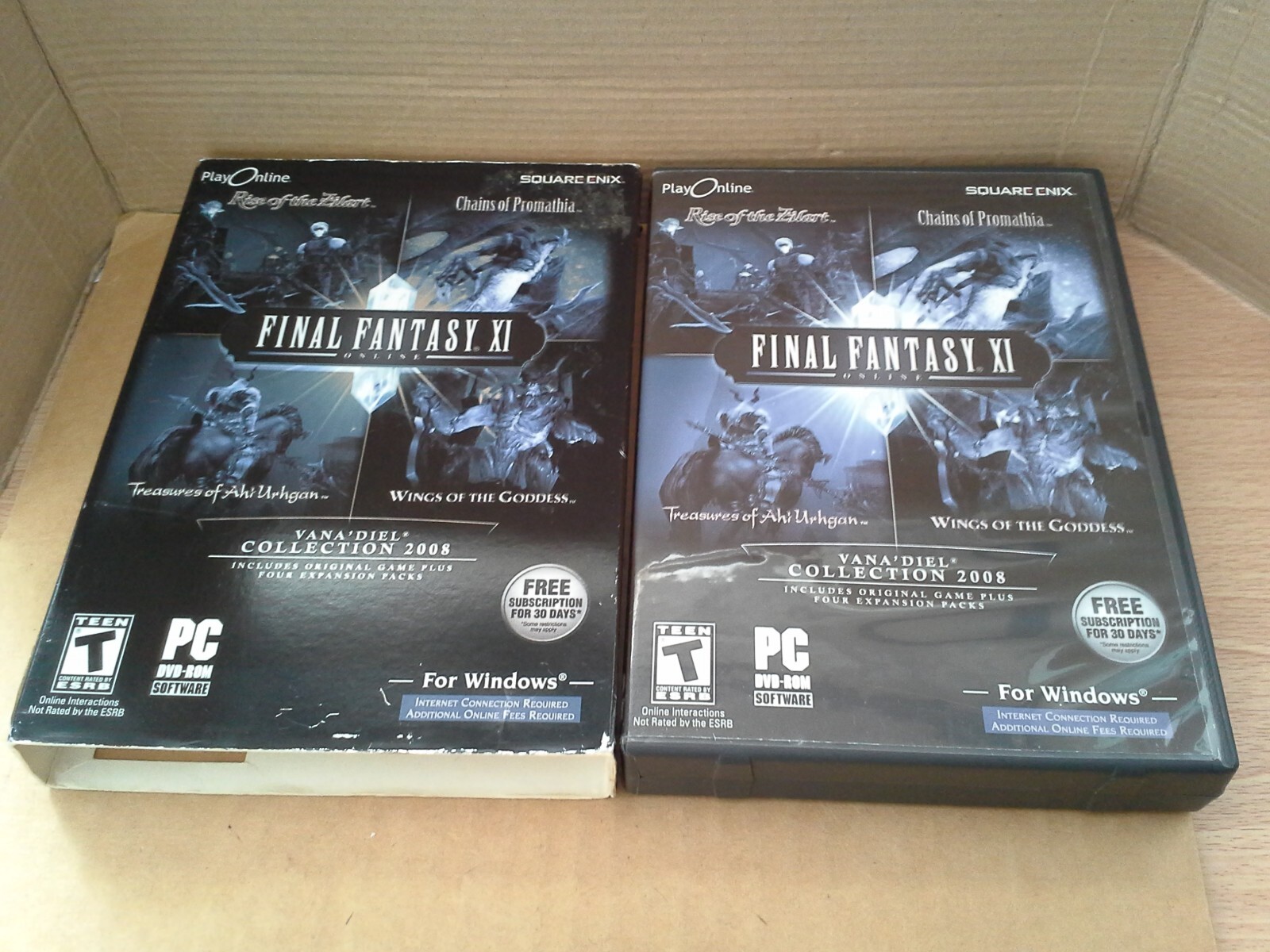 Final Fantasy XI PC Game Expansions Online Vana'diel Collection 2008.Working.VGC