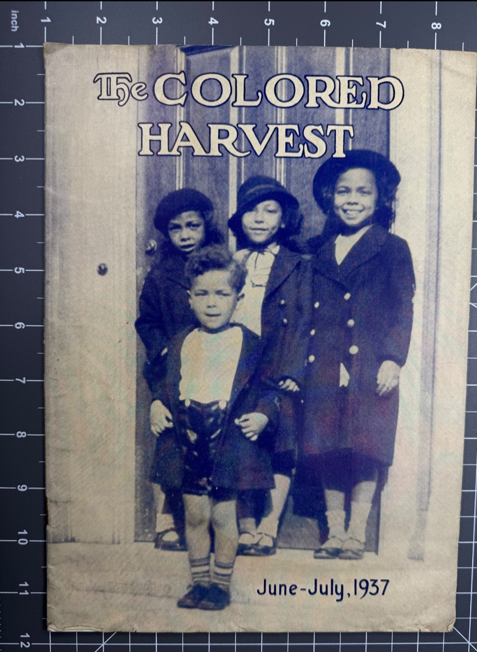 1937 The Colored Harvest Magazine Catholic African American History Tyler Texas