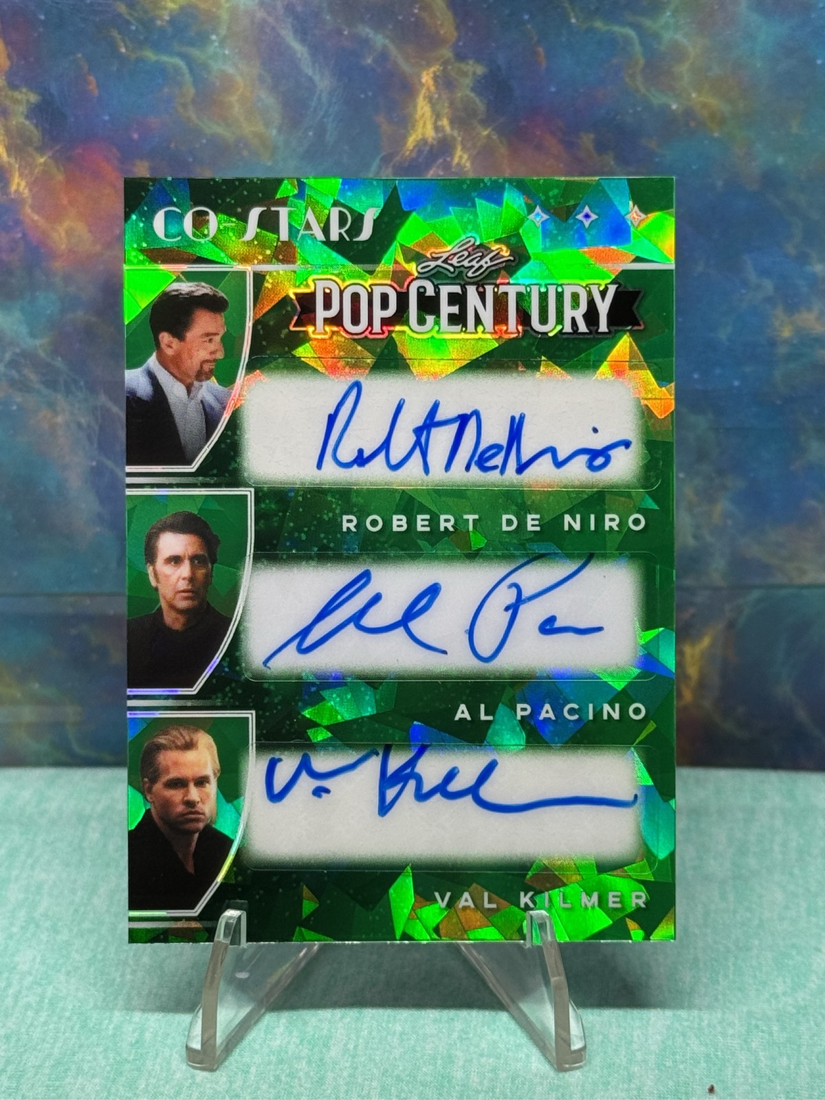 2025 Leaf Pop Century De Niro Al Pacino Val Kilmer Triple Auto 1/1 CS3-5