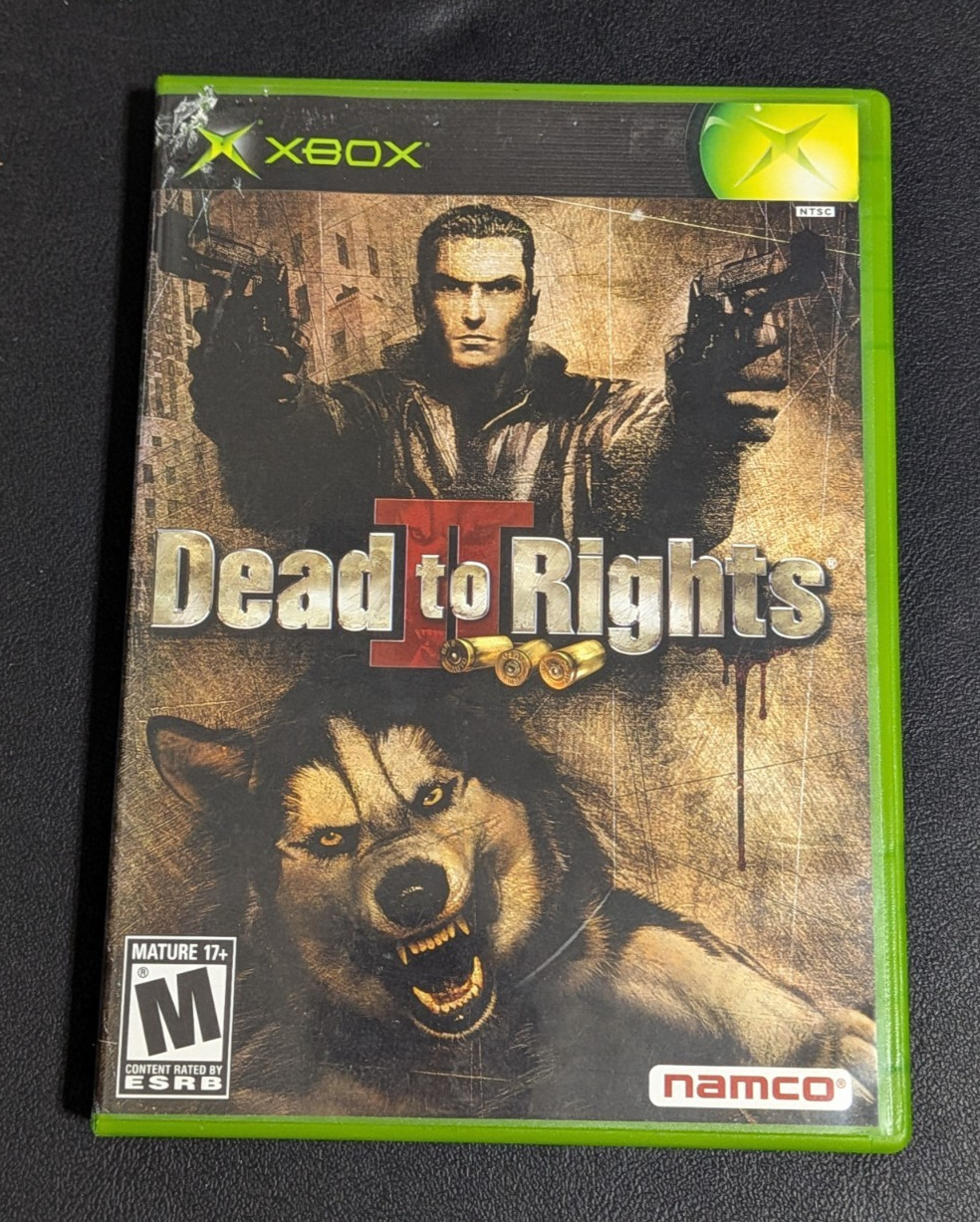 XBOX Dead to Rights 2 complete CIB *tested*  Namco