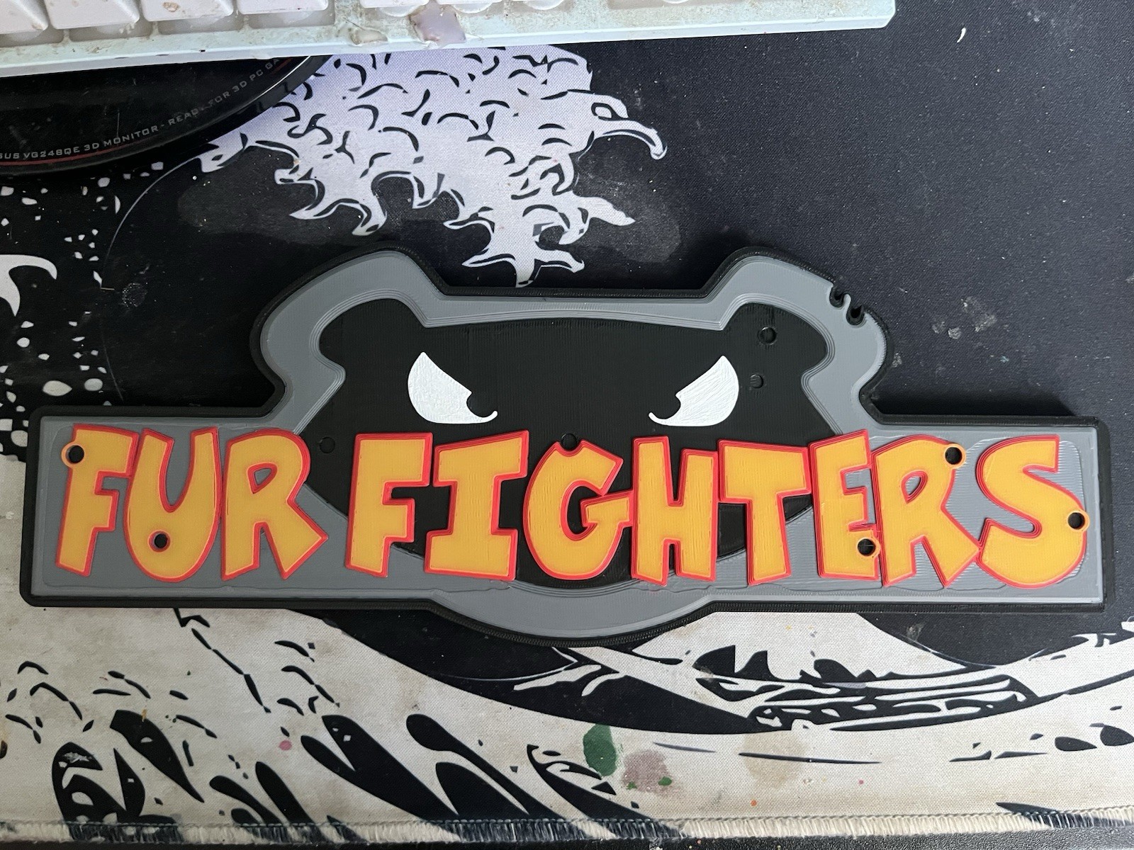 Fur Fighters Logo Sign