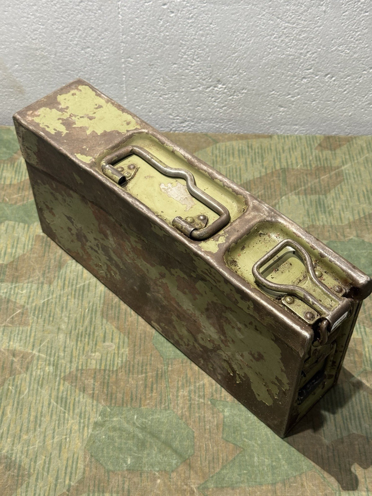 Original WW2 German Mg34 Mg42 Patronenkasten 34 Ammo Can Waffen Waa Marked 1941