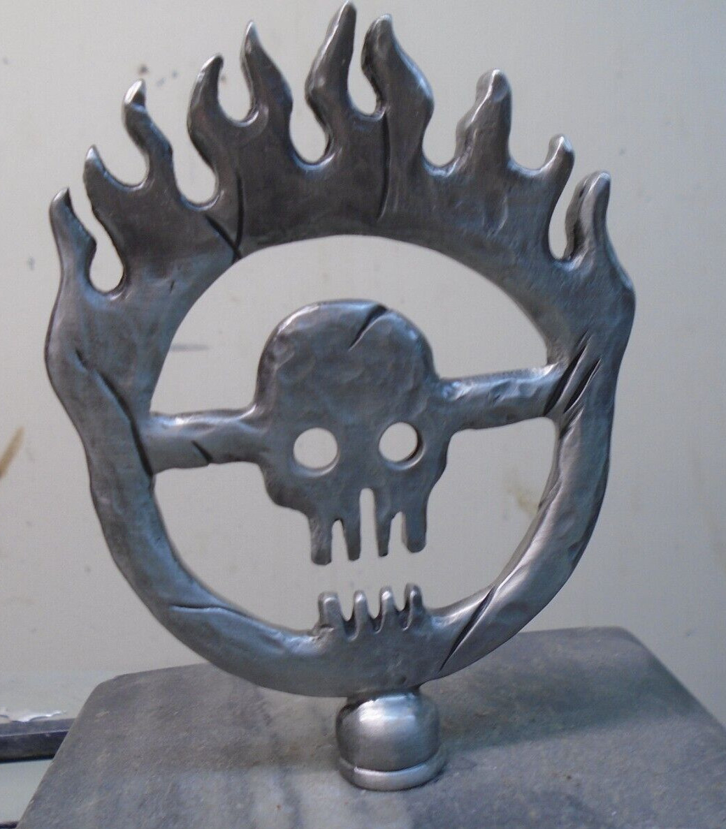 mad max fury  hotrod car hood ornament