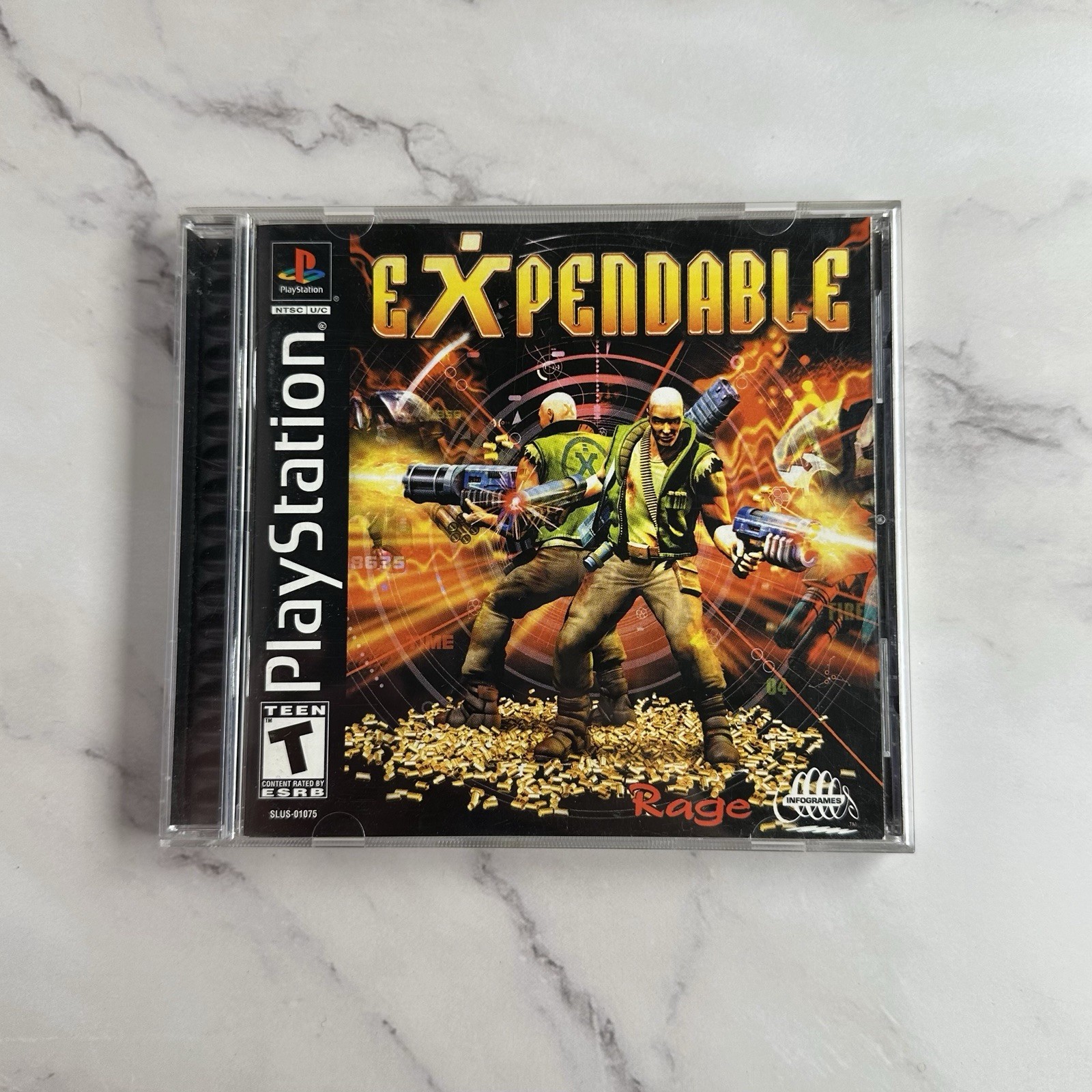 Expendable (Sony PlayStation 1, 2000) Complete W/ Manual & Tested 