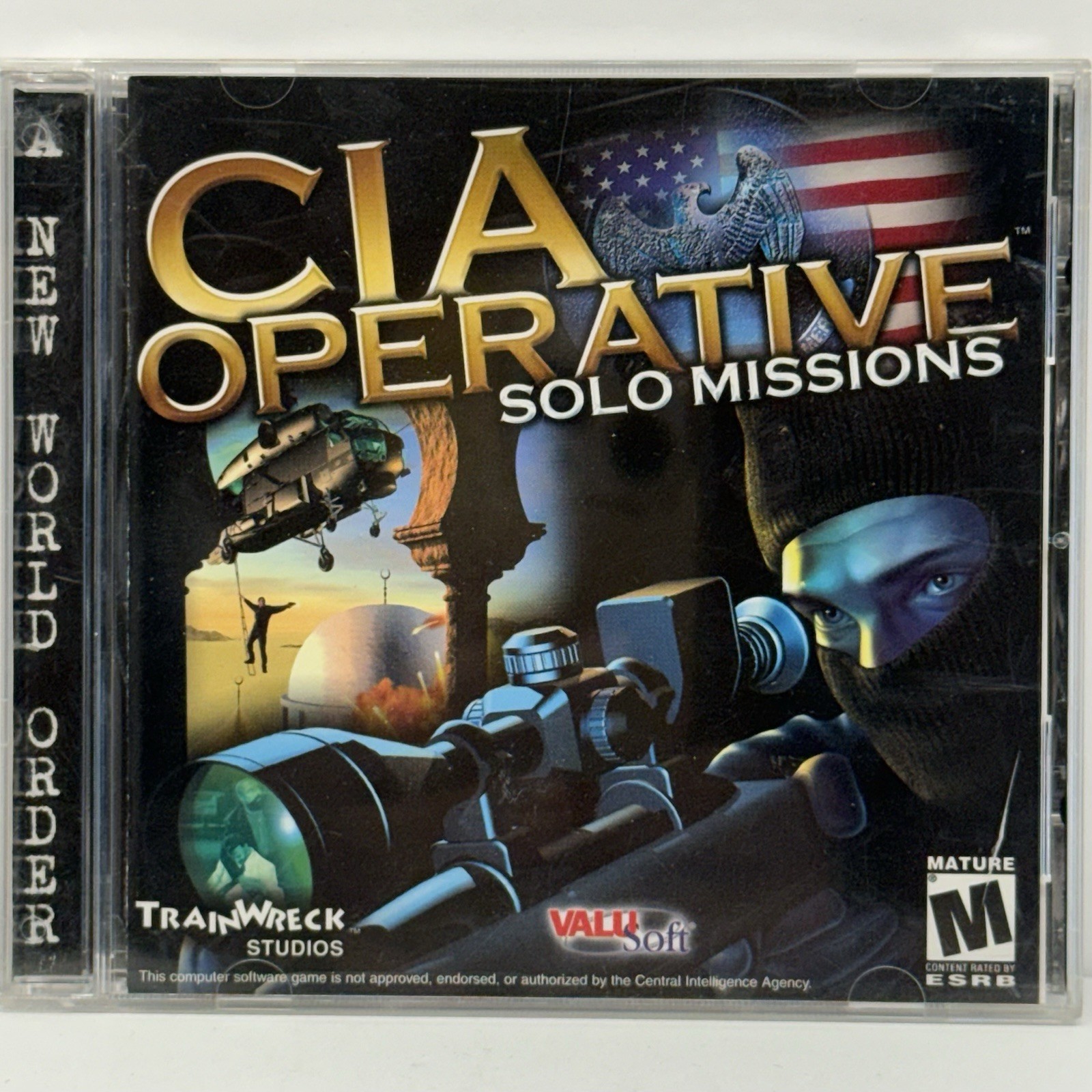 CIA Operative Solo Missions PC CD-ROM 2001 Windows 95 98 ME ValuSoft Spy Game
