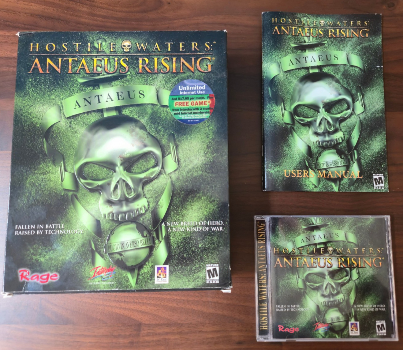 Hostile Waters: Antaeus Rising (2001) Rage Big Box PC CD-ROM CIB Complete
