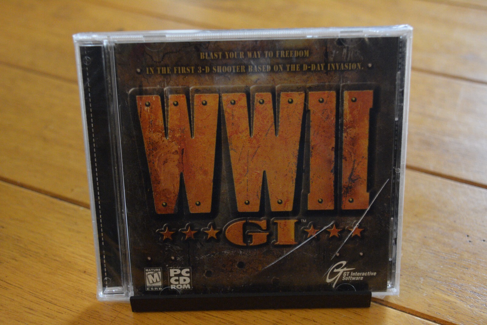 WWII GI (PC CD ROM) [NEW SEALED] CASE CRACKED 3-D SHOOTER [224]