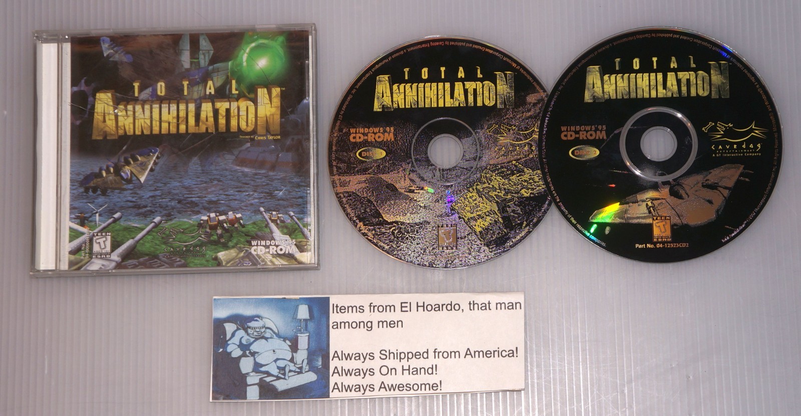 Total Annihilation (PC, 1997) for Windows 95/98 in Jewel Case