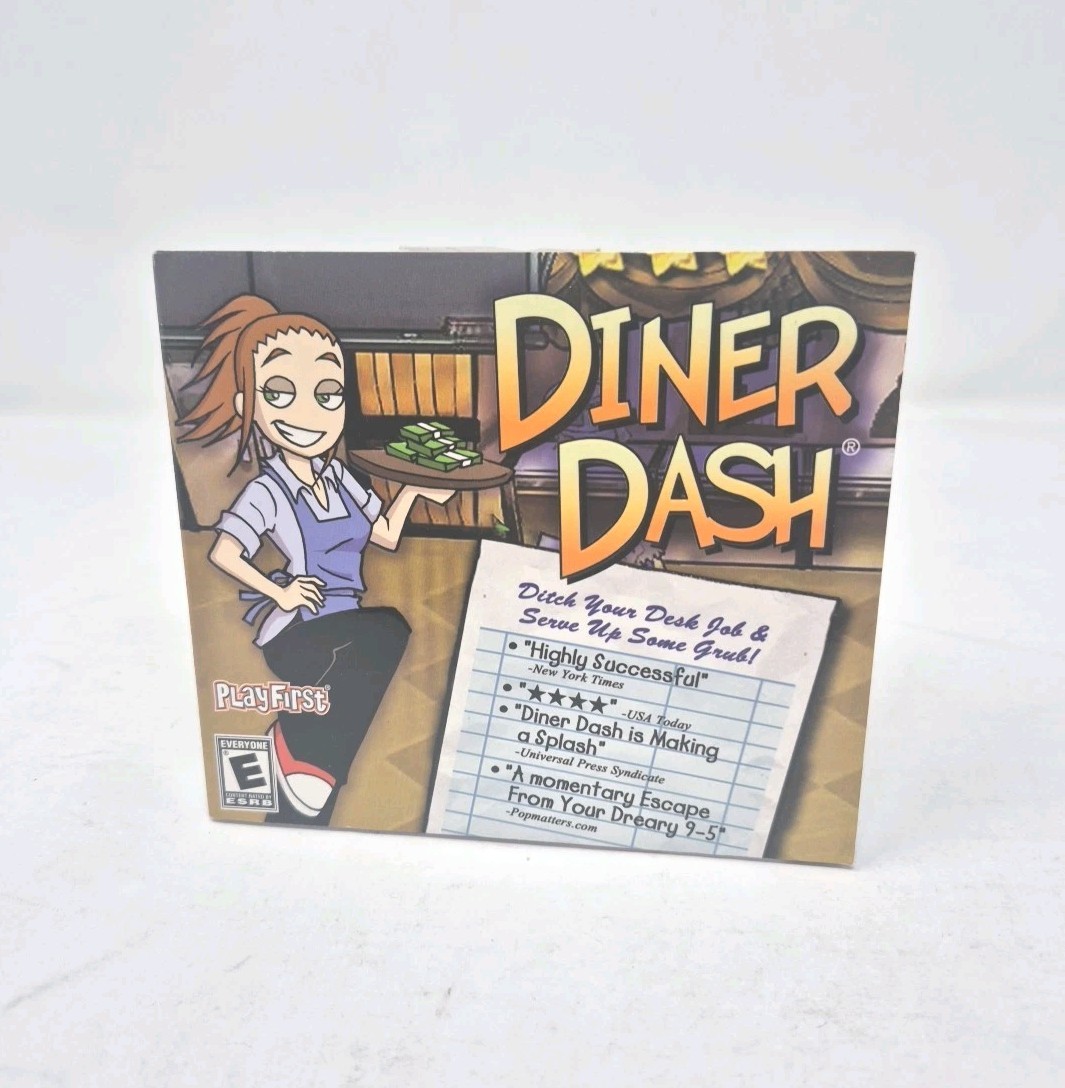 Diner Dash - PC Jewel Case - New Sealed