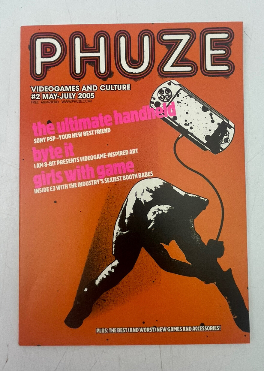PHUZE Video Games and Culture #2 May-July 2005 - Mini Magazine Promo  RARE / HTF