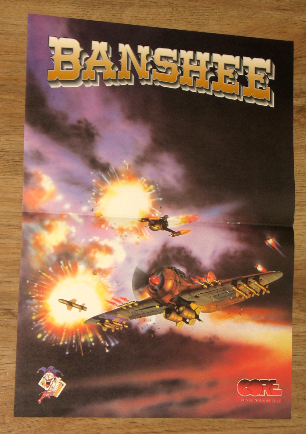 Banshee Amiga & Heimdall 2 very rare mini Retro Poster 30x41cm