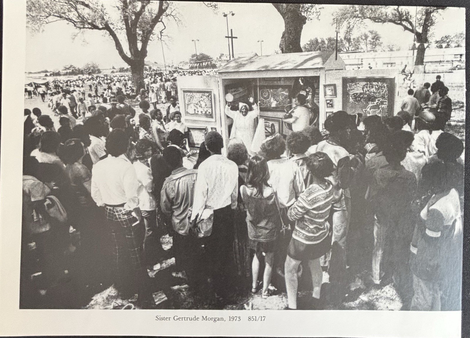Book Clipping Photo Sister Gertrude Morgan NOJF 1973