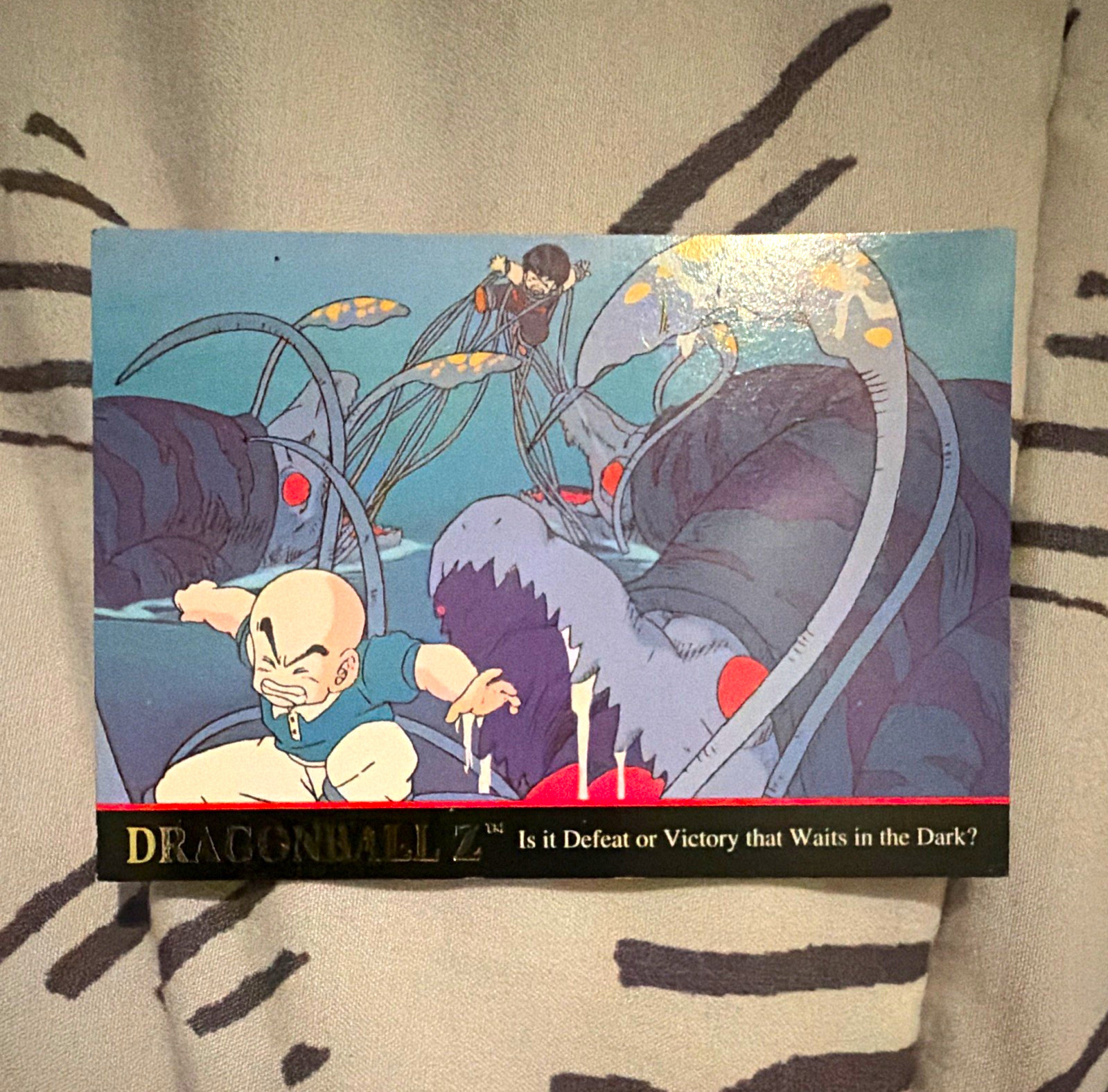 Panimania 1999 Dragon Ball Z Base Set #22 Defeat or Victory Waits in Dark