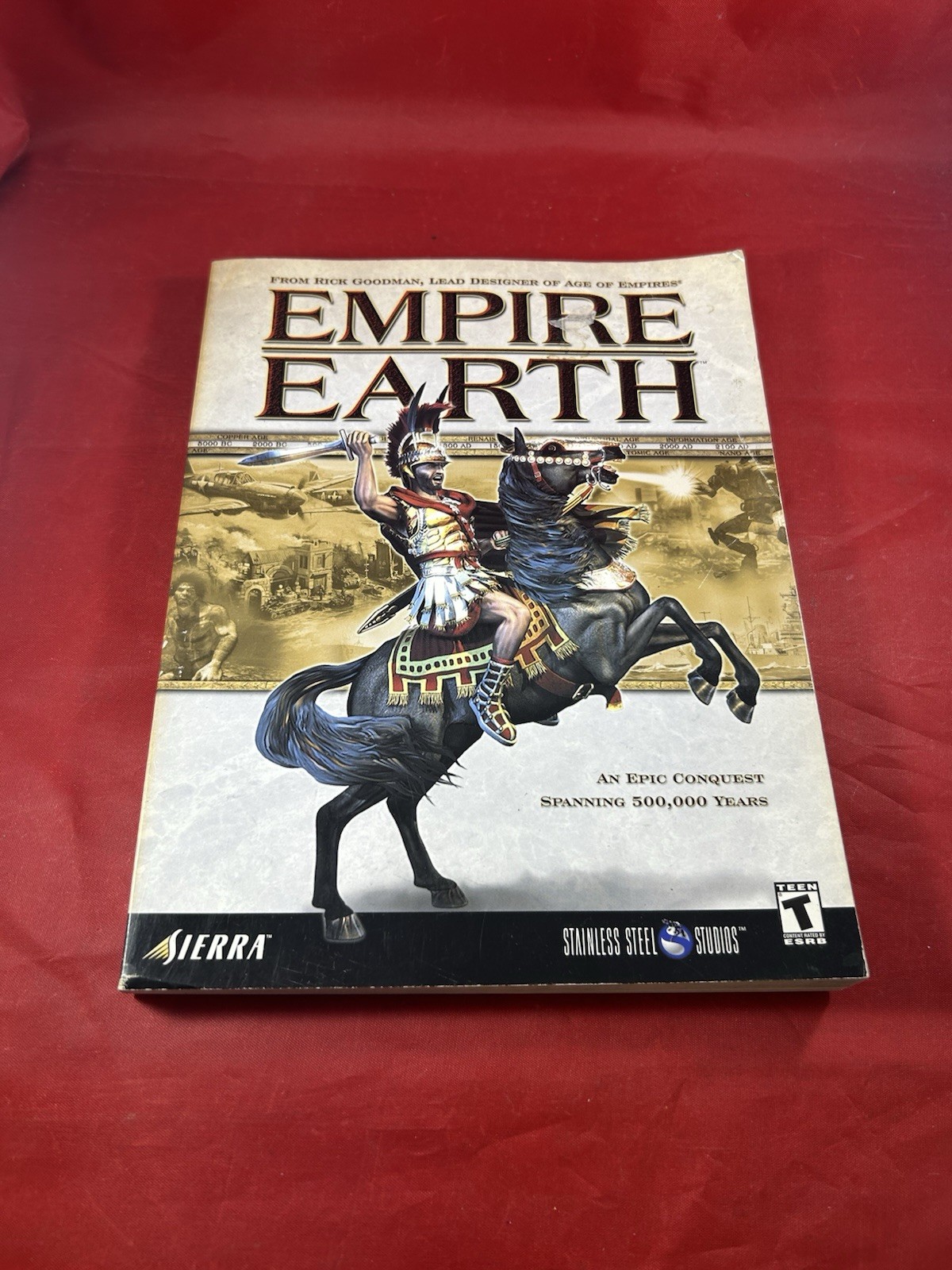 2001 Sierra Empire Earth Pc Book Only