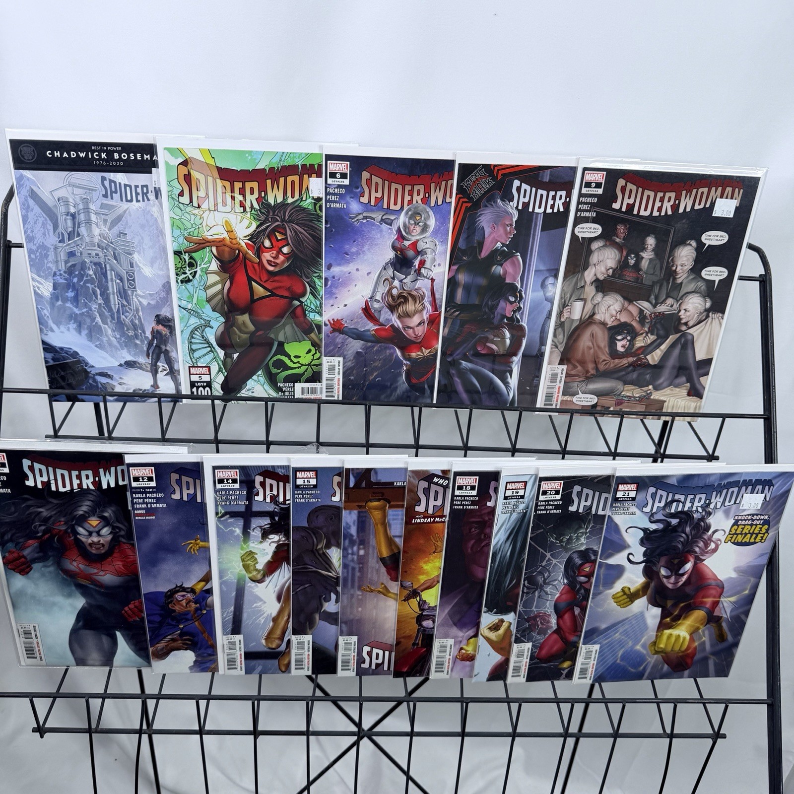 Spider-Woman 4-6 8-10 12 14-21 Lot Key 1st Ophelia Vermis Anti-Arachnine
