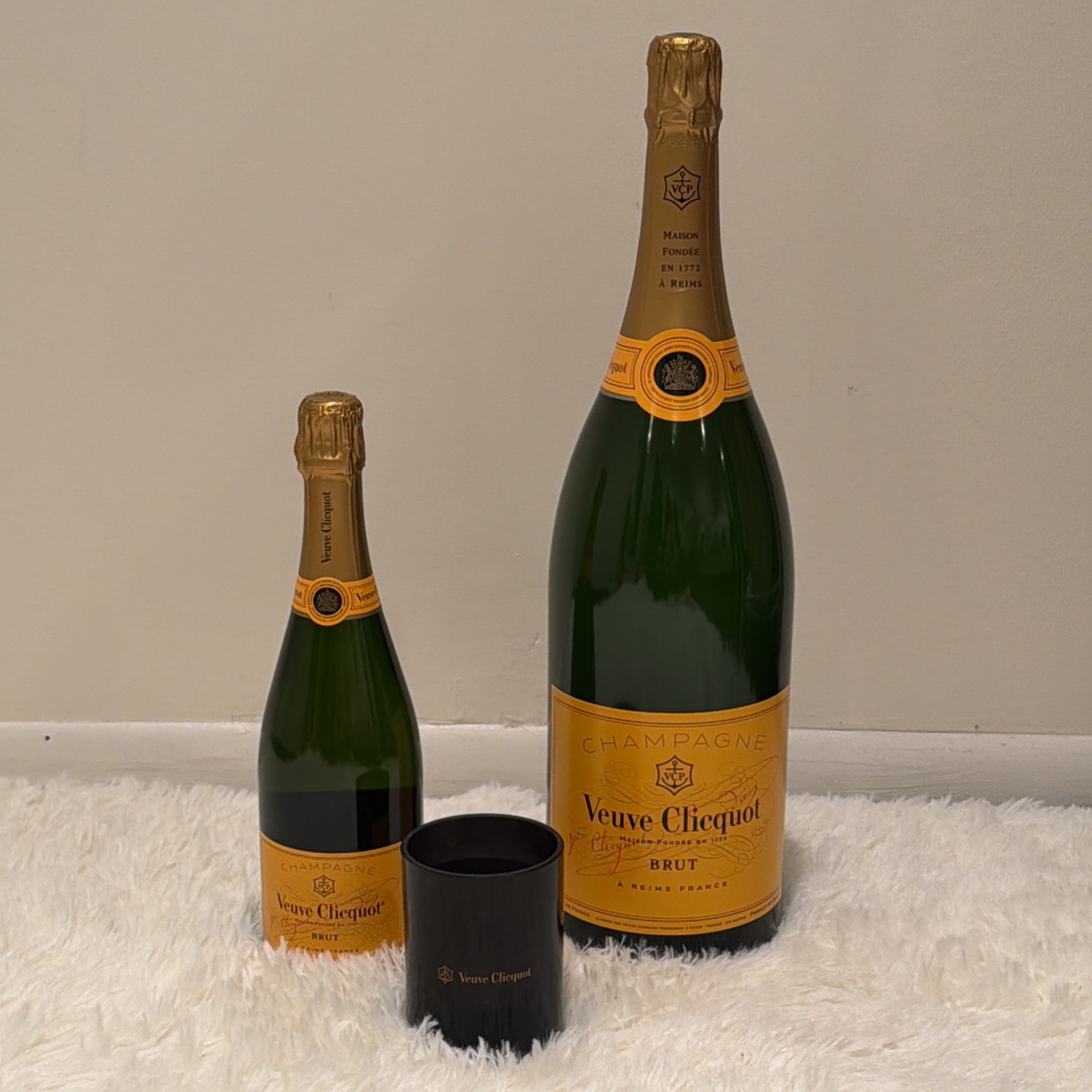 Veuve Clicquot 3L Champagne Factice Dummy Bottle Empty Display Yellow Label RARE