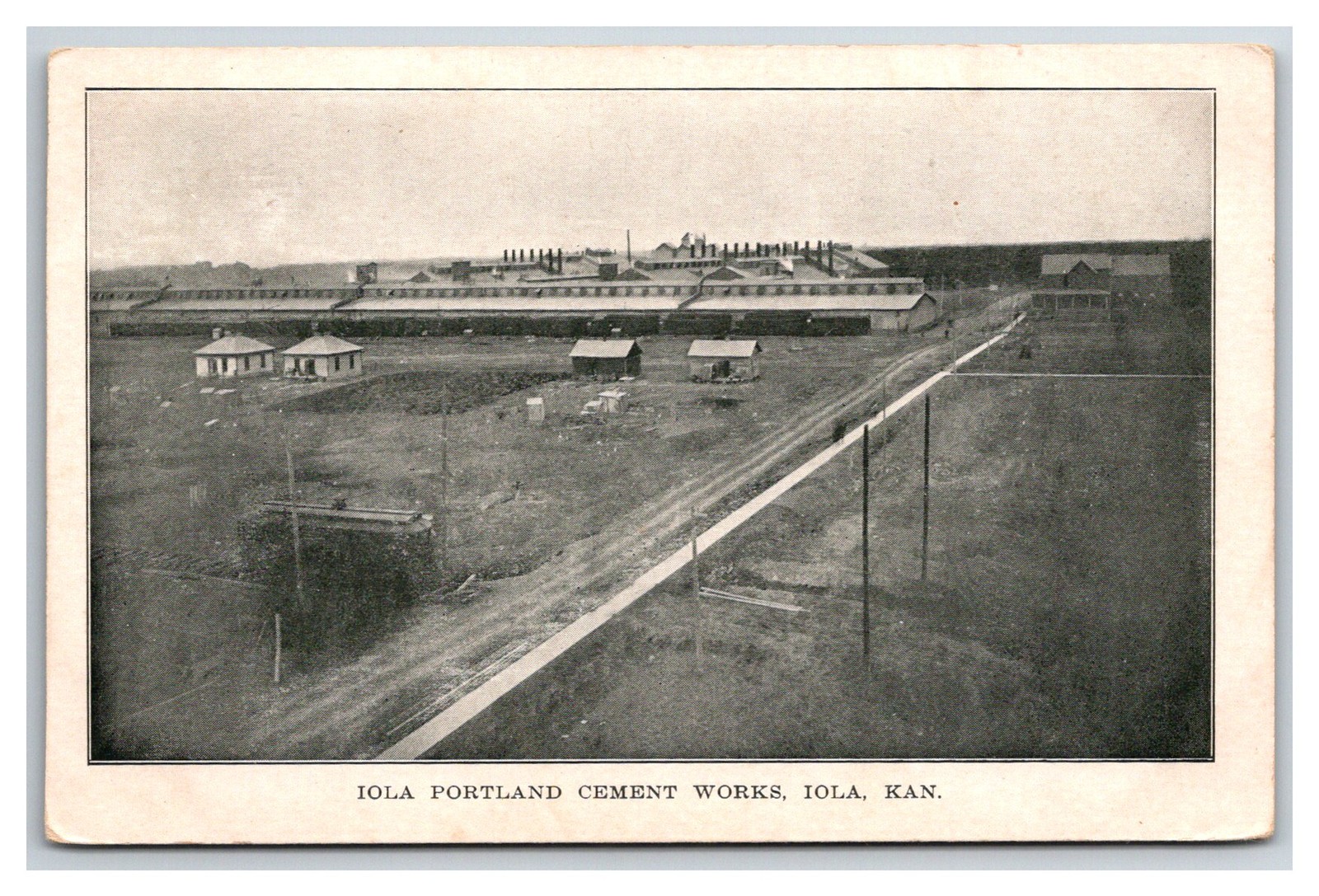 c1910 Iola Portland Cement Company, Iola, Kansas