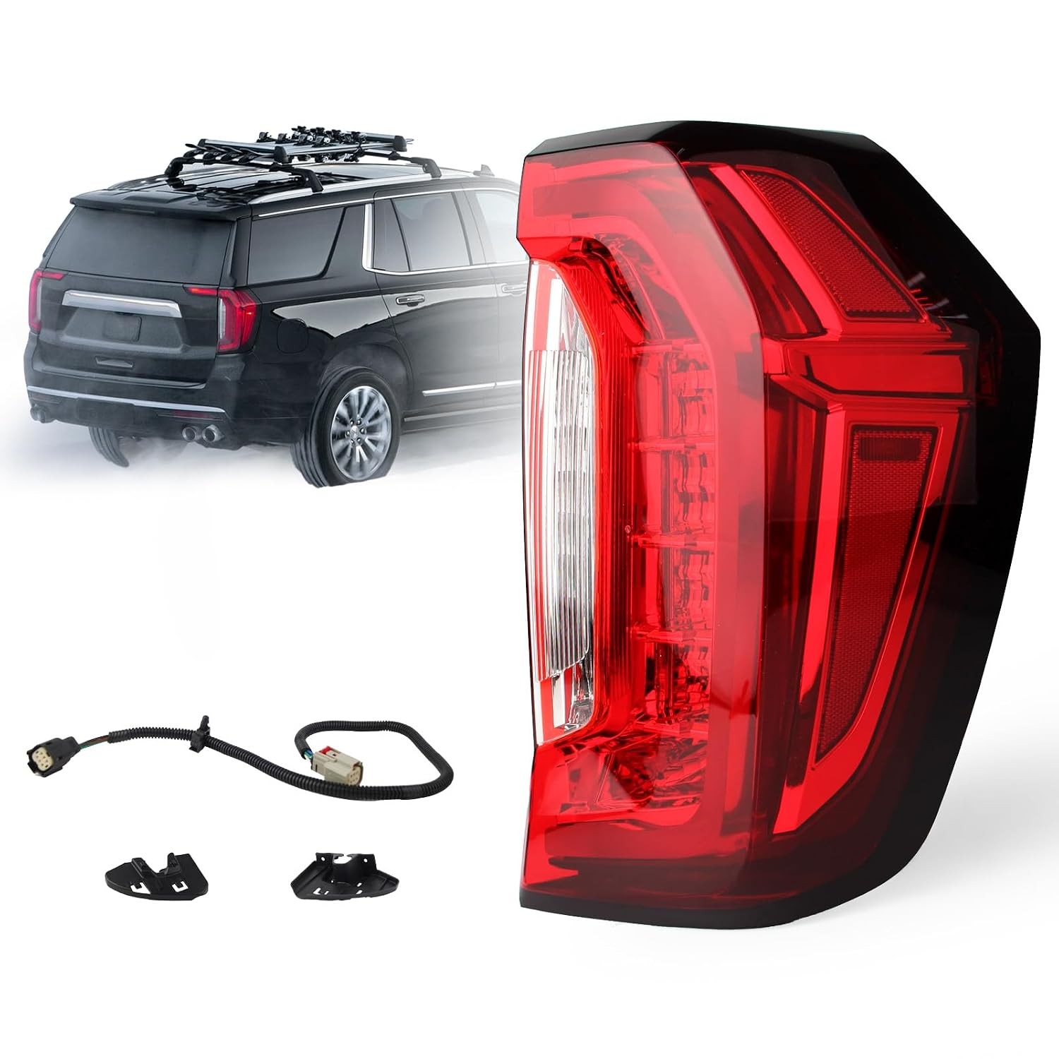 LED Tail Lights Compatible with 2021-2024 GMC Yukon/Yukon XL Right