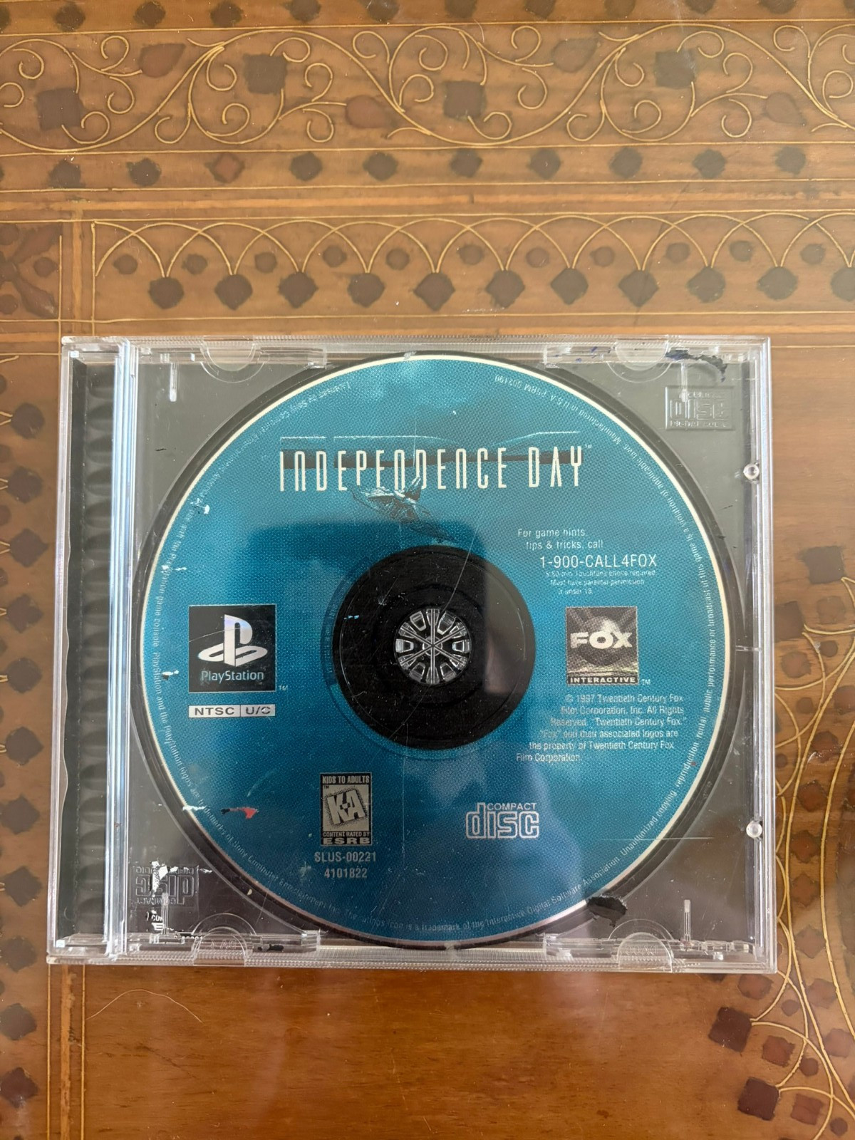 Independence Day dics only tested and working (Sony PlayStation 1, 1997)