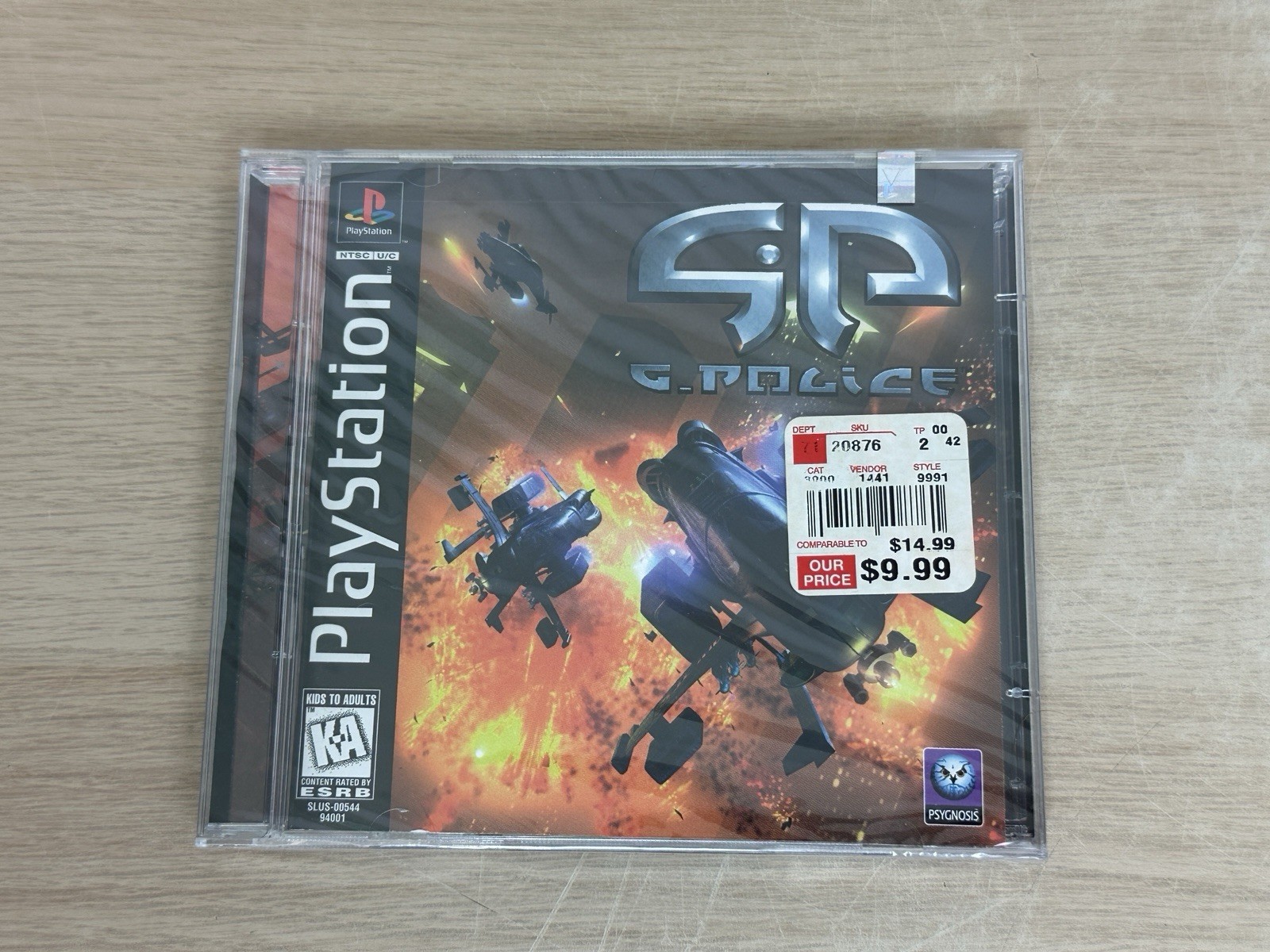 G-Police - Playstation 1 PS1  - NEW SEALED 2-Disc USA Retail Release w/ Hangtab