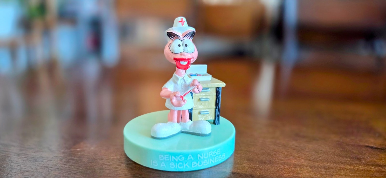 Vintage 1980s Enesco Arlene As Nurse Garfield The Cat Collectible Figurine Davis