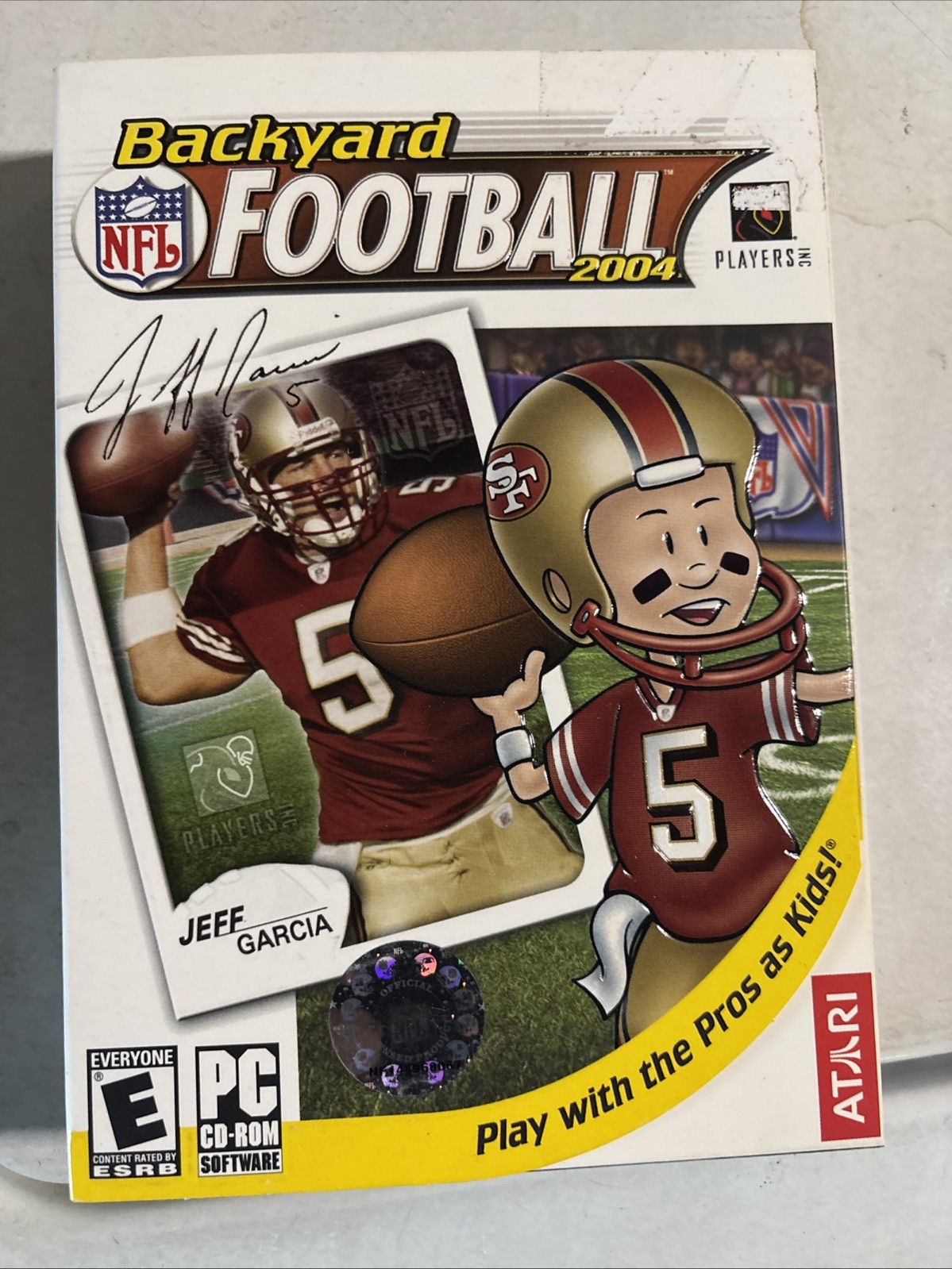 Backyard Football 2004 PC CD Jeff Garcia 49ers Cover Atari (Pre-Owned)