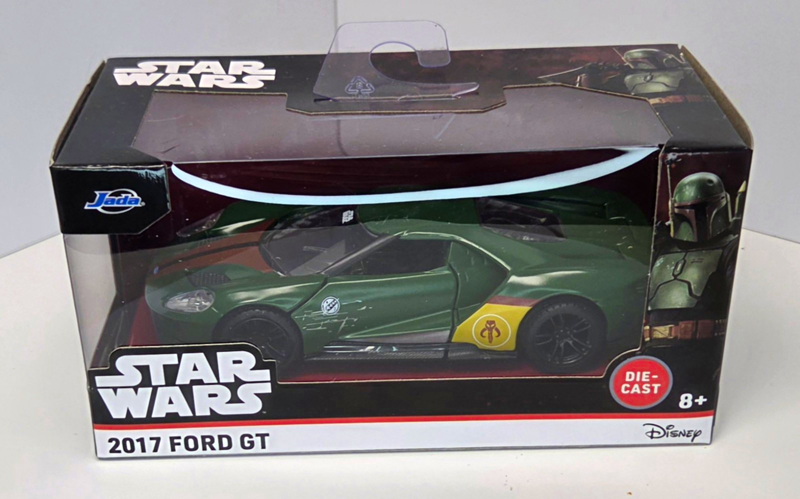 Jada Star Wars Hollywood Rides BOBA FETT 2017 Ford GT Die-Cast Car Scale 1/24