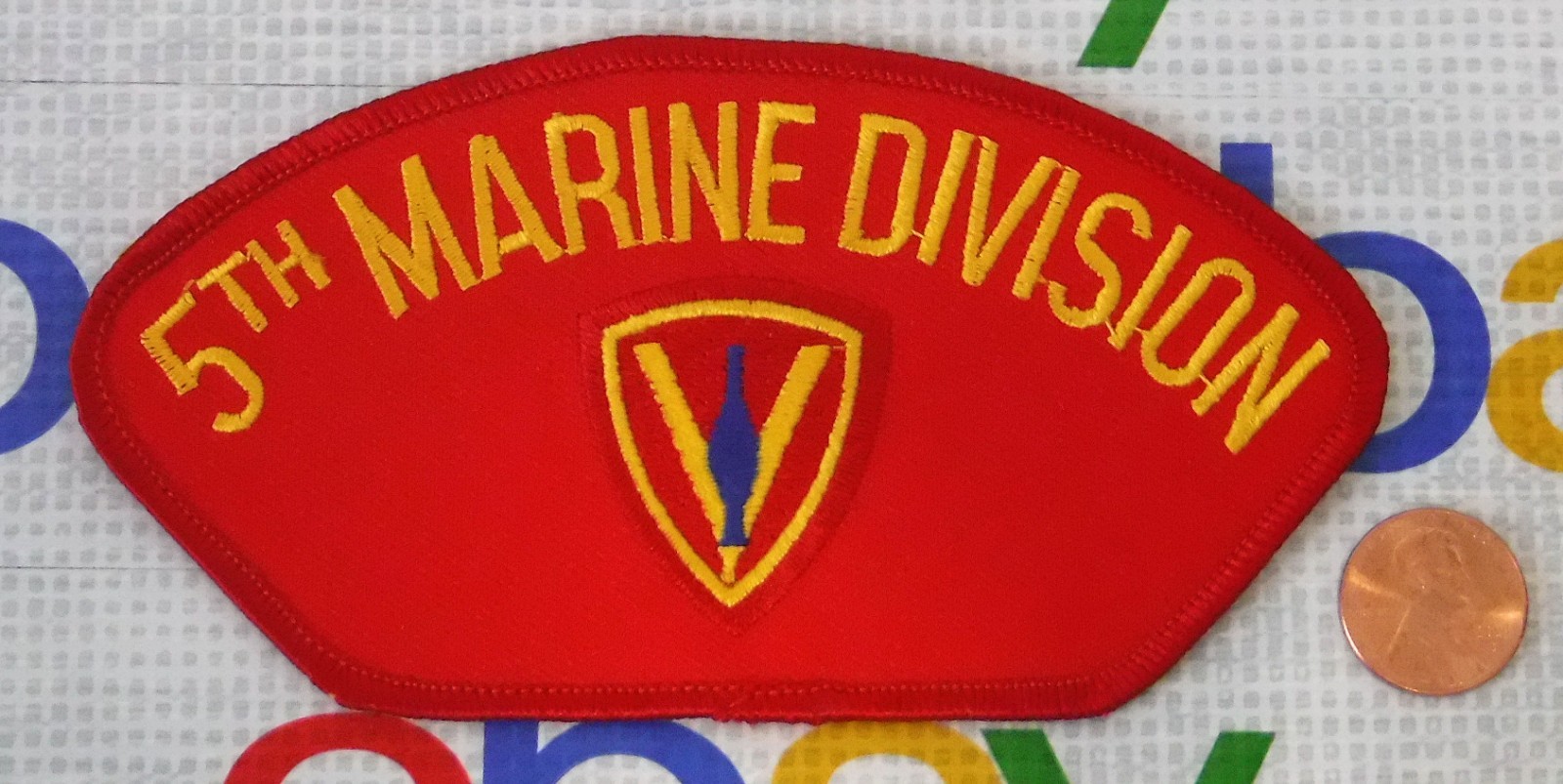 Patch - USMC - 5th Marine Division - Ball Cap - Approximately 5