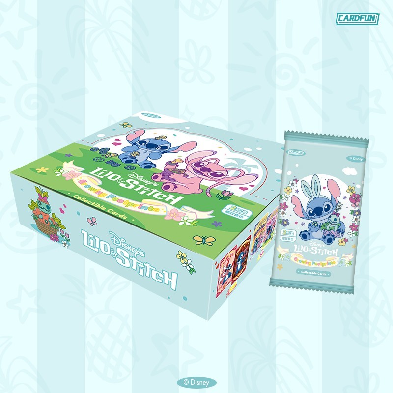 CardFun Official Disney Lilo Stitch Growing Footprints Trading Card 1 Box